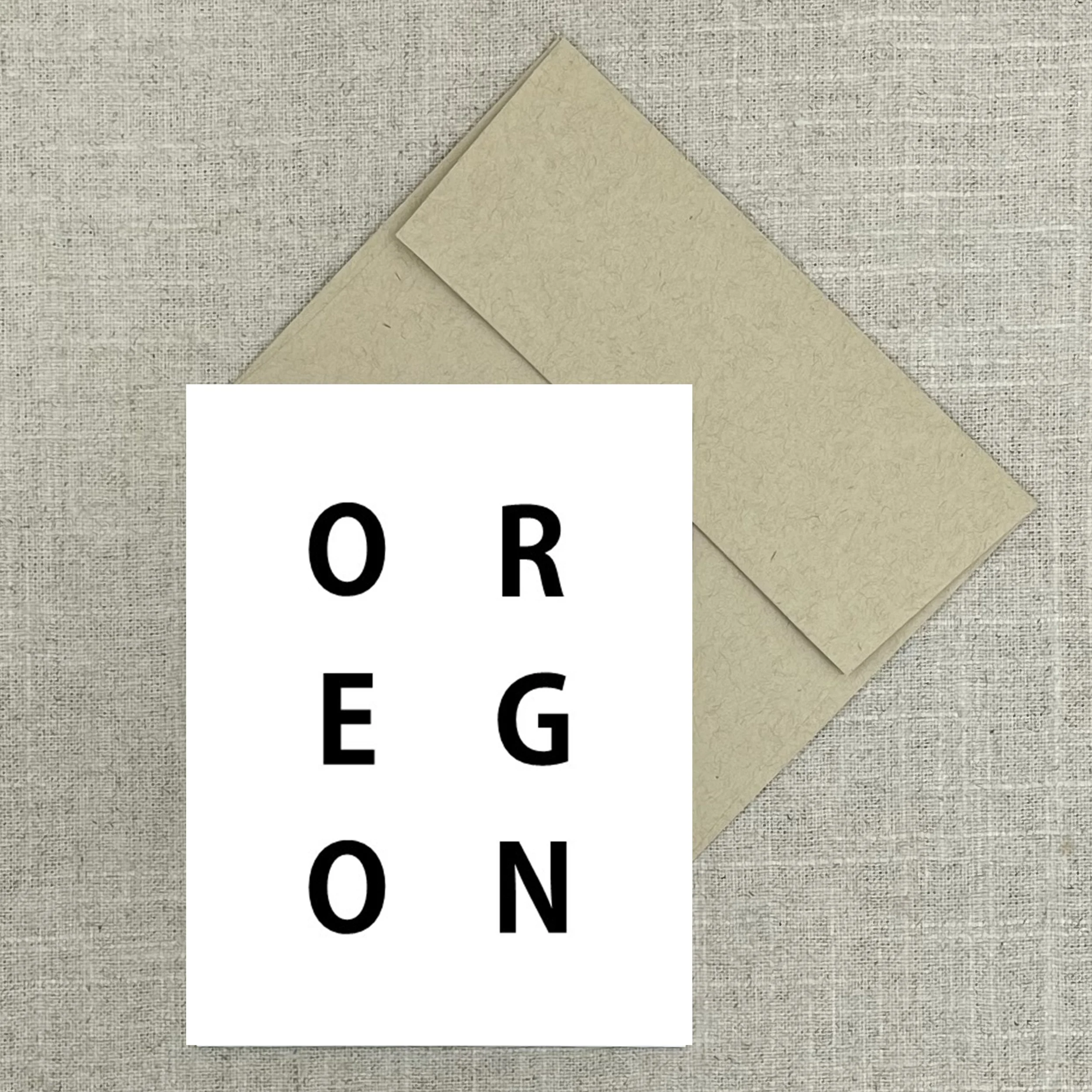 Greeting Card 7837 OREGON