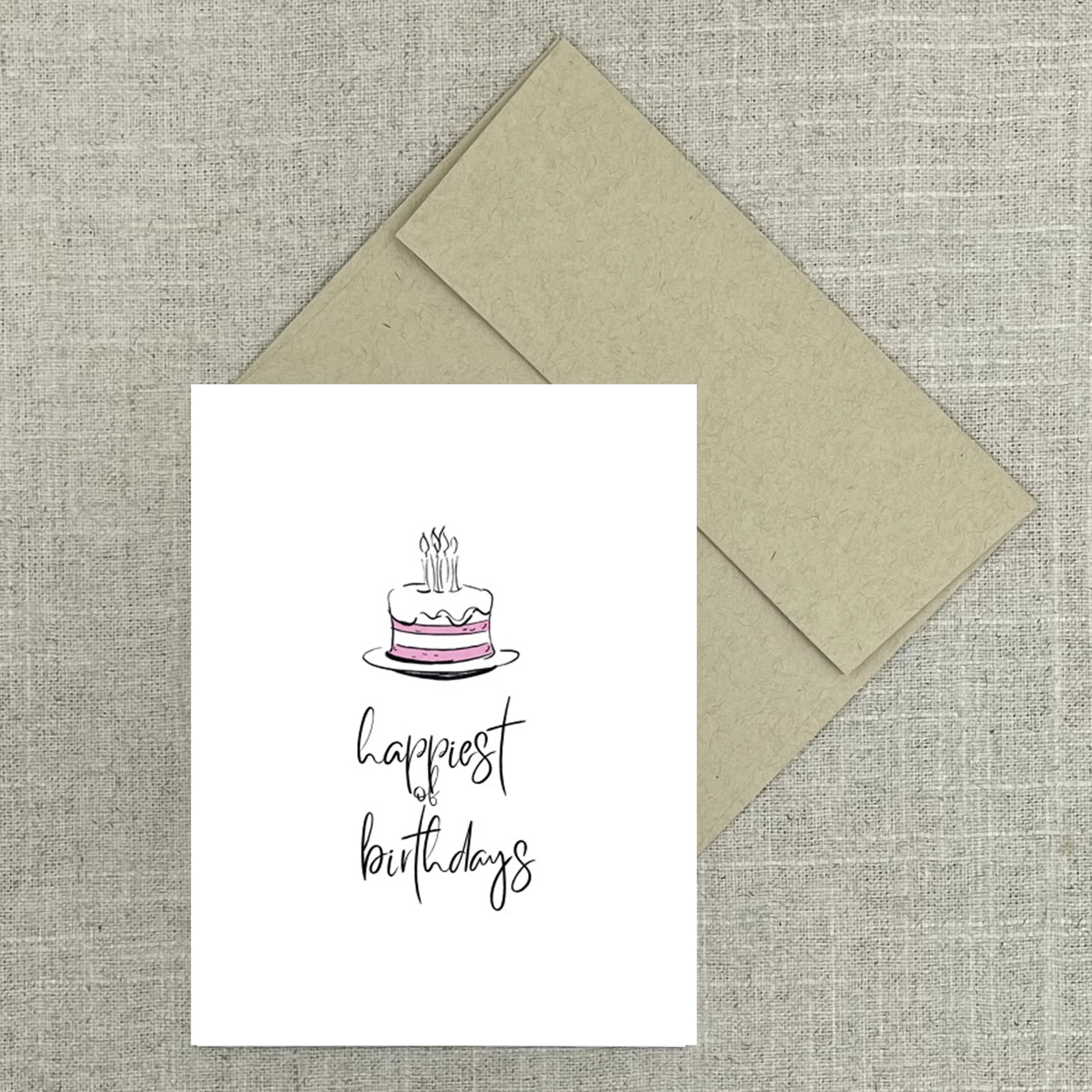 Greeting Card 7305 Happiest of Birthdays