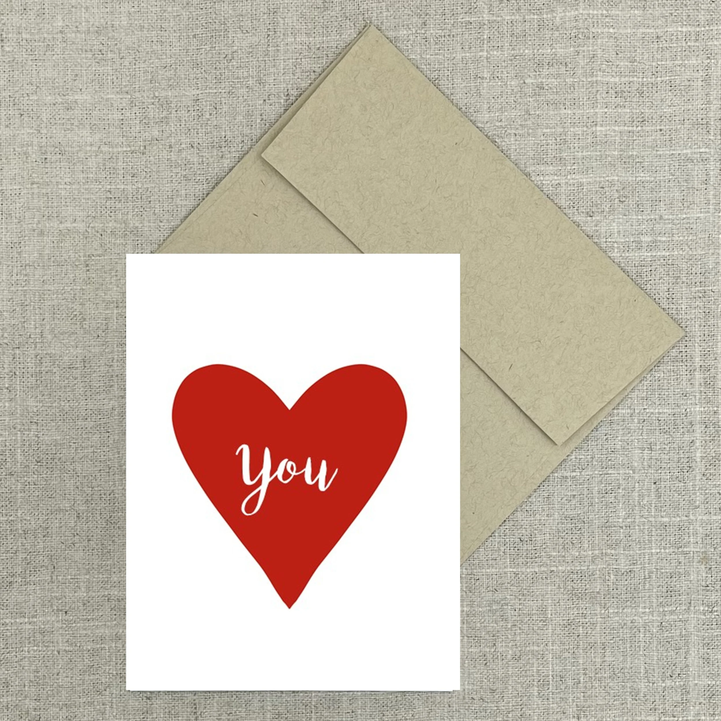 Greeting Card 2926 Heart YOU