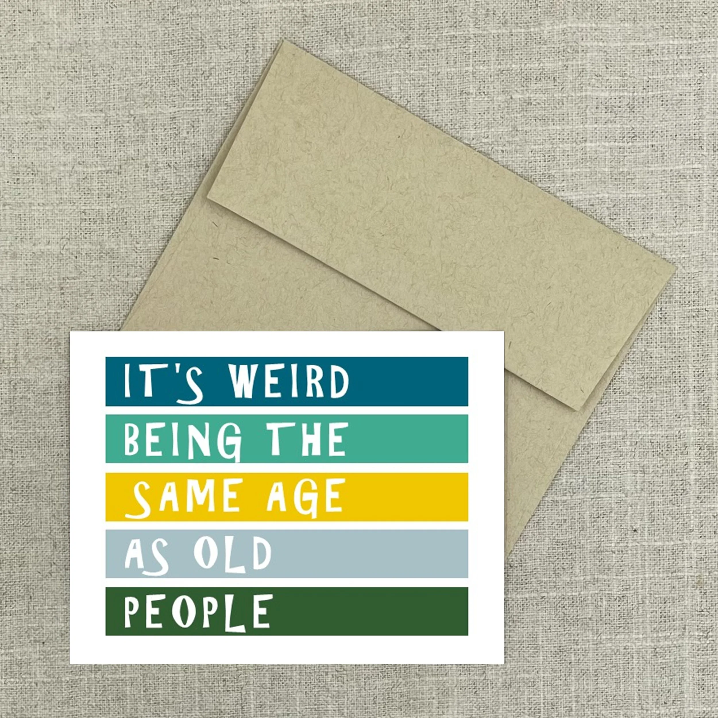 Greeting Card 2561 Old People