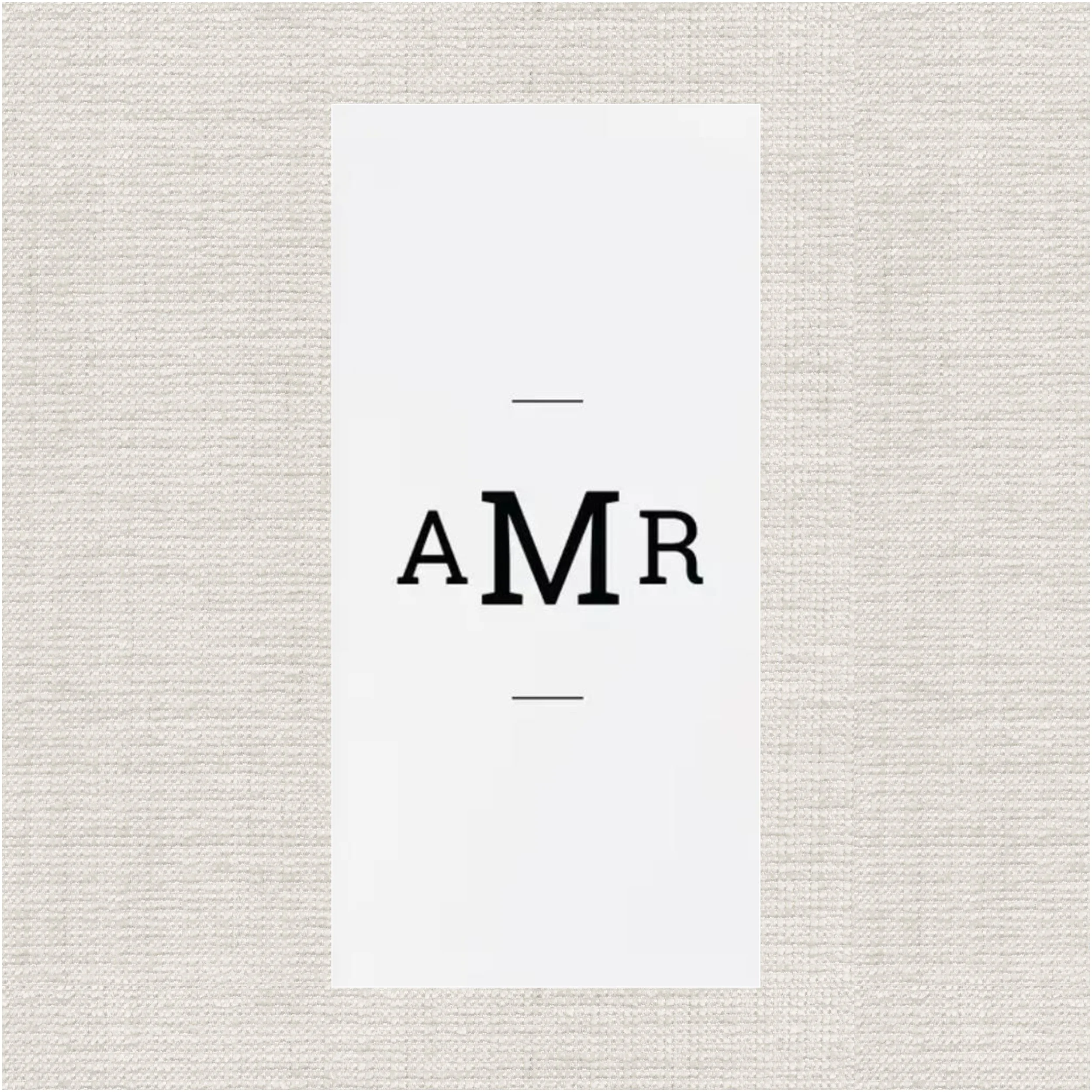 Towel  7695 Monogram