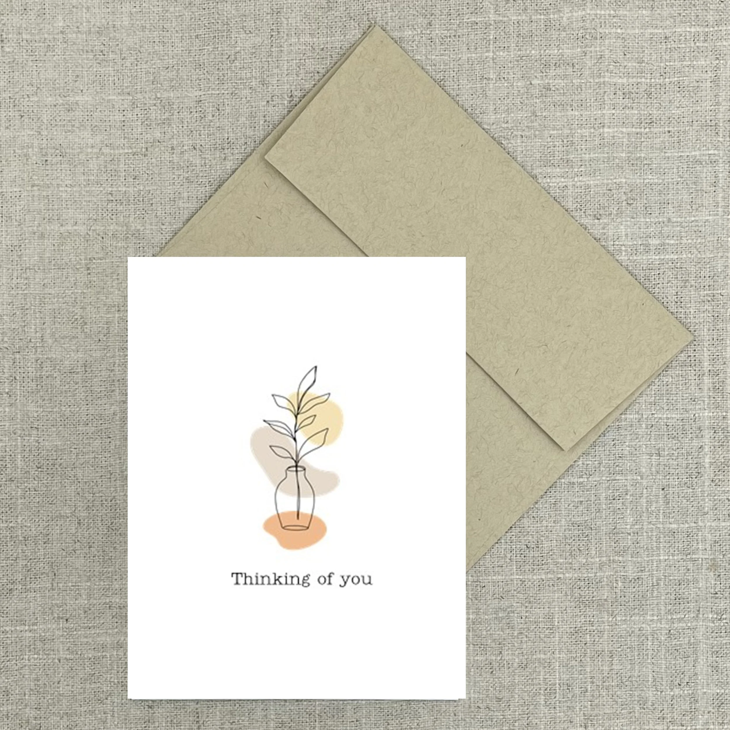 Greeting Card 2348 Contemporary Thinking of you
