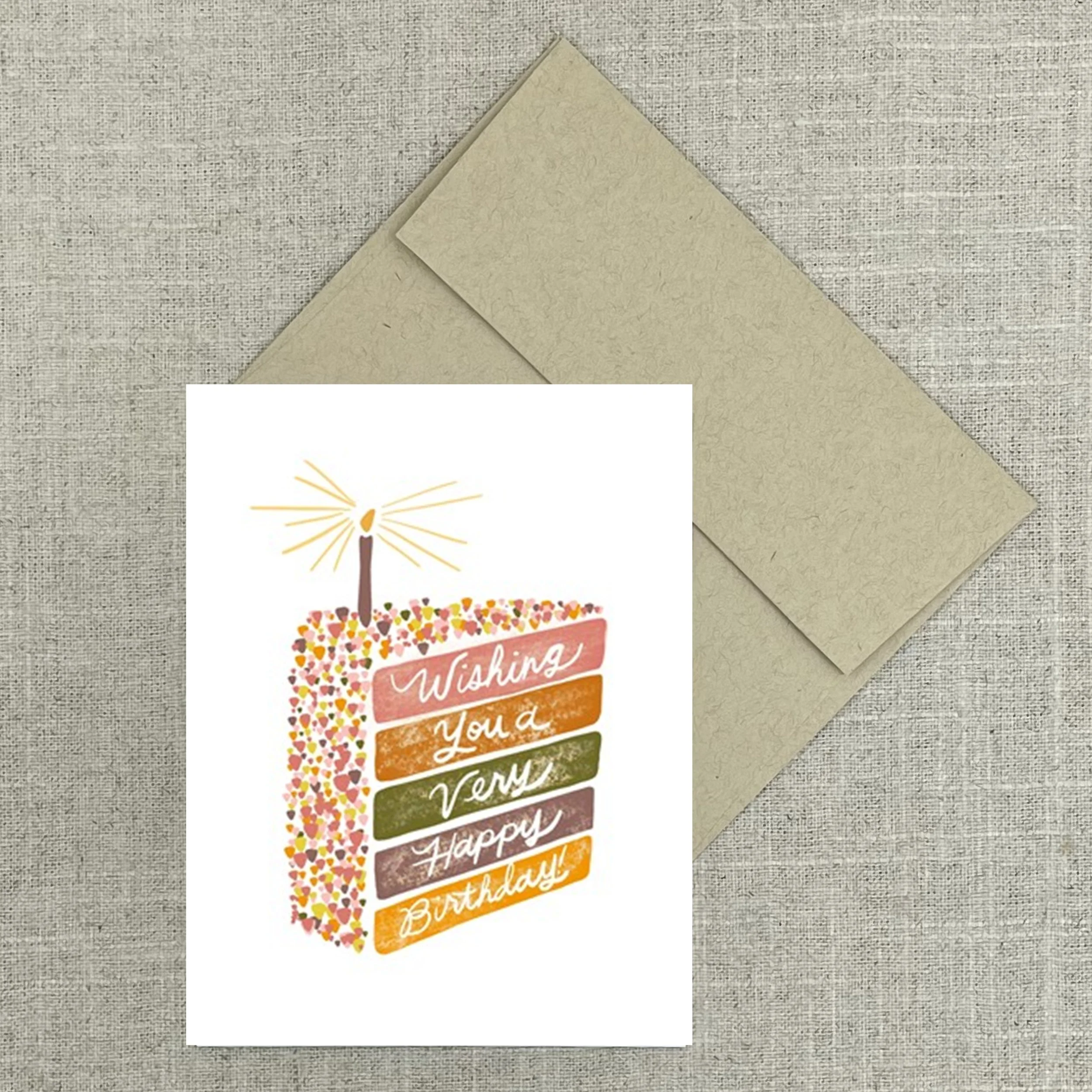 Greeting Card 7826 Cake Birthday
