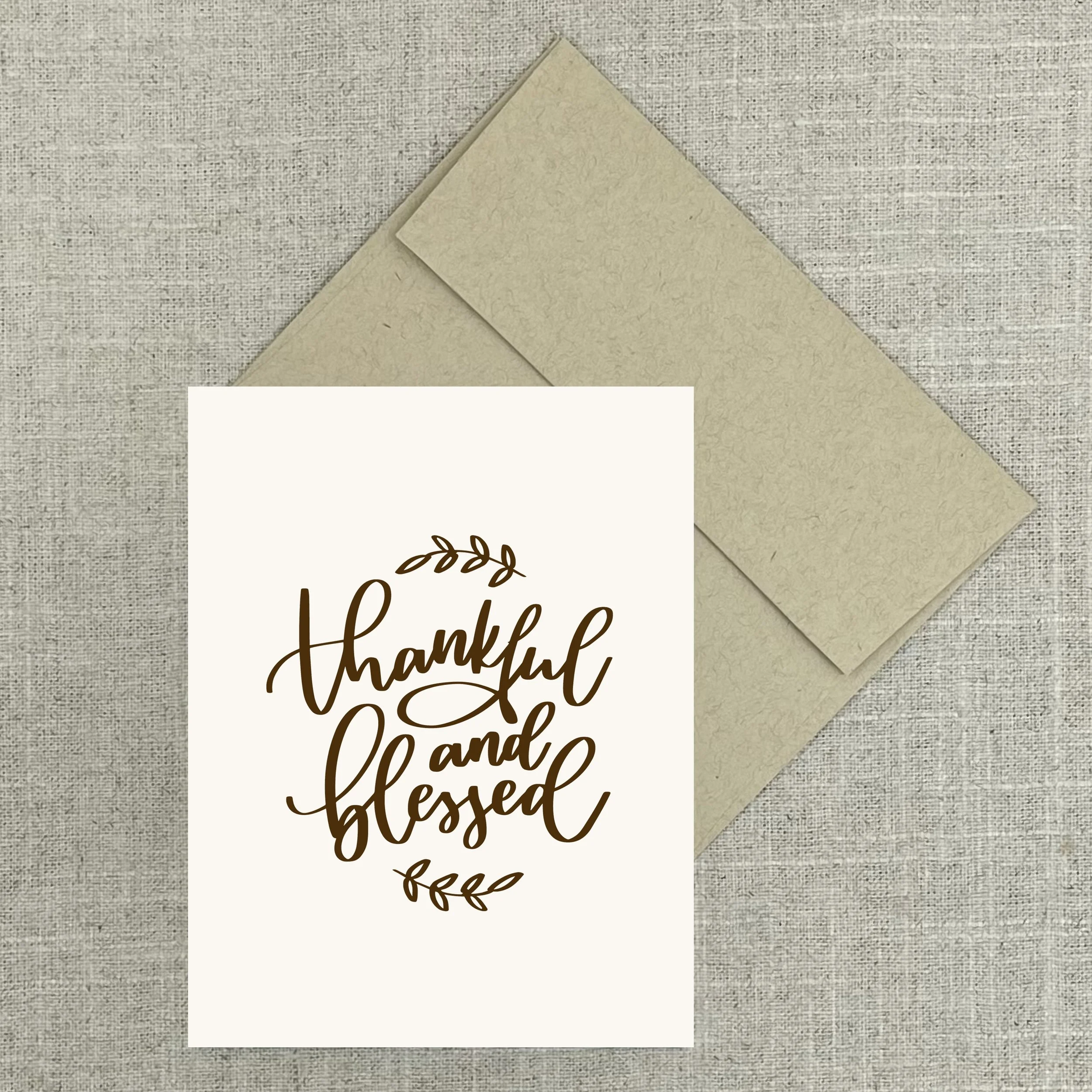 Greeting Card 2336 Thankful and Blessed