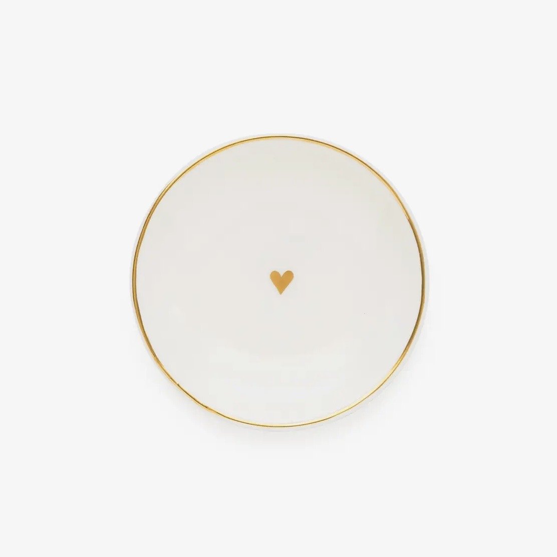 Gold Heart Trinket Tray