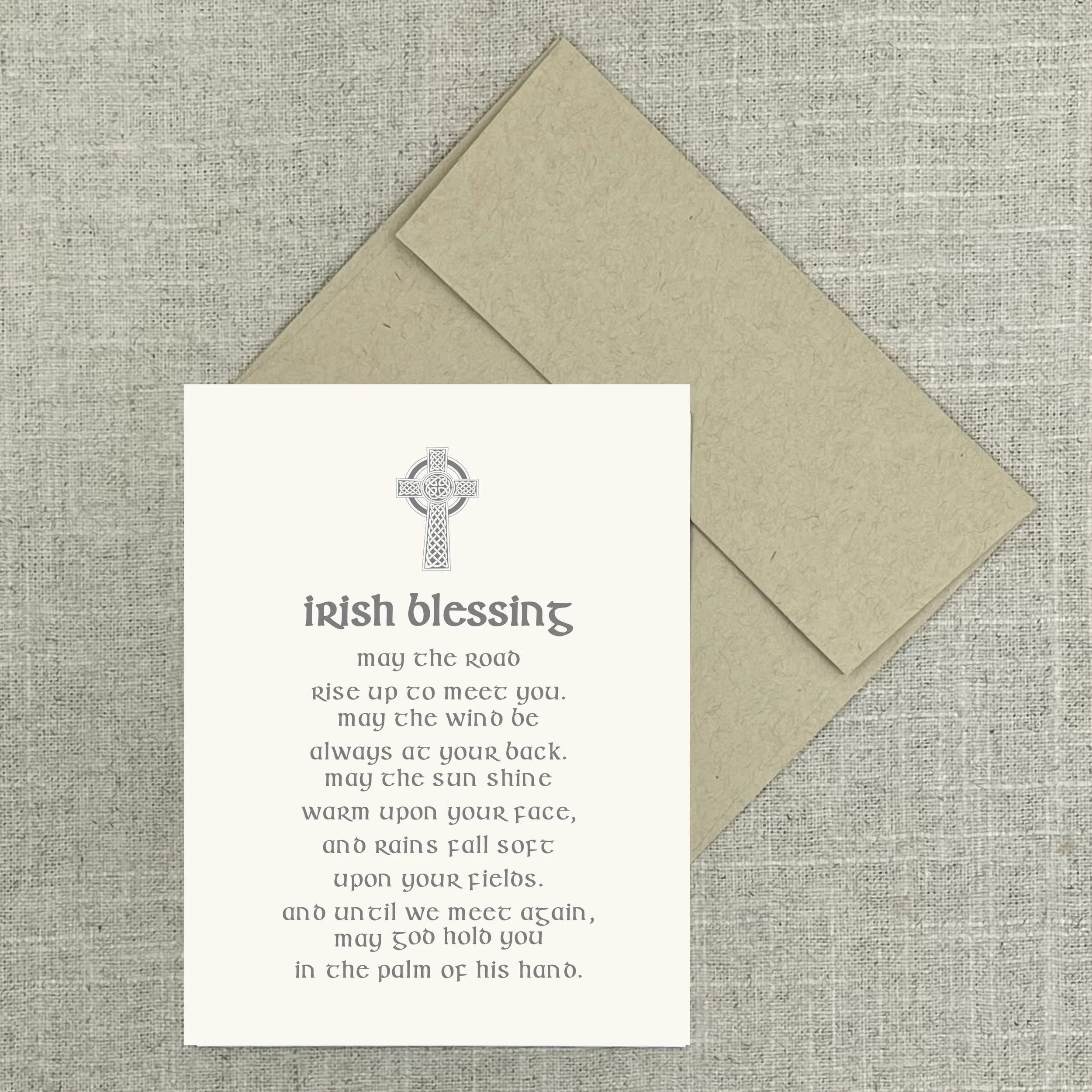 Greeting Card 7360 Irish Blessing