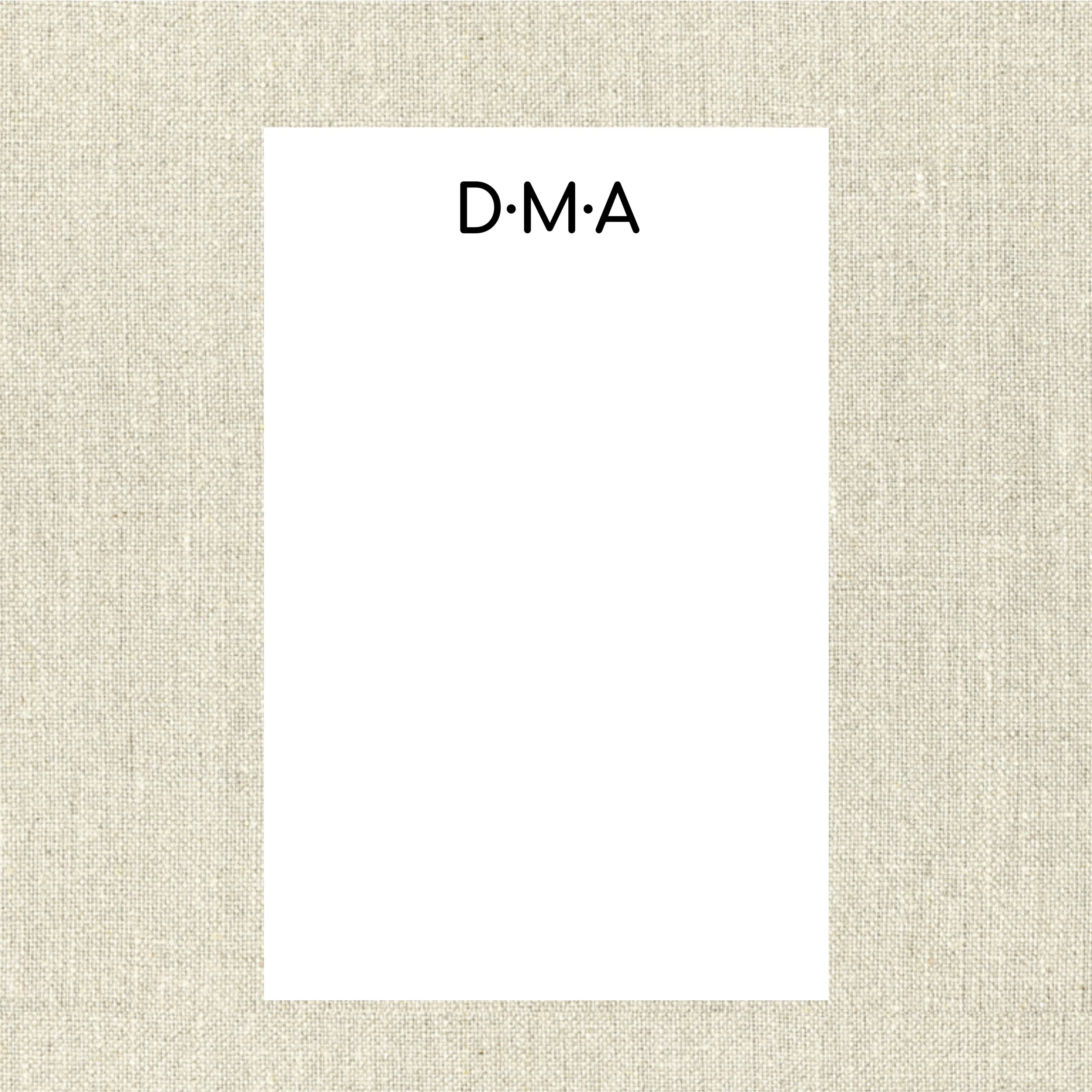 Note Pad 3547 Contemporary Monogram