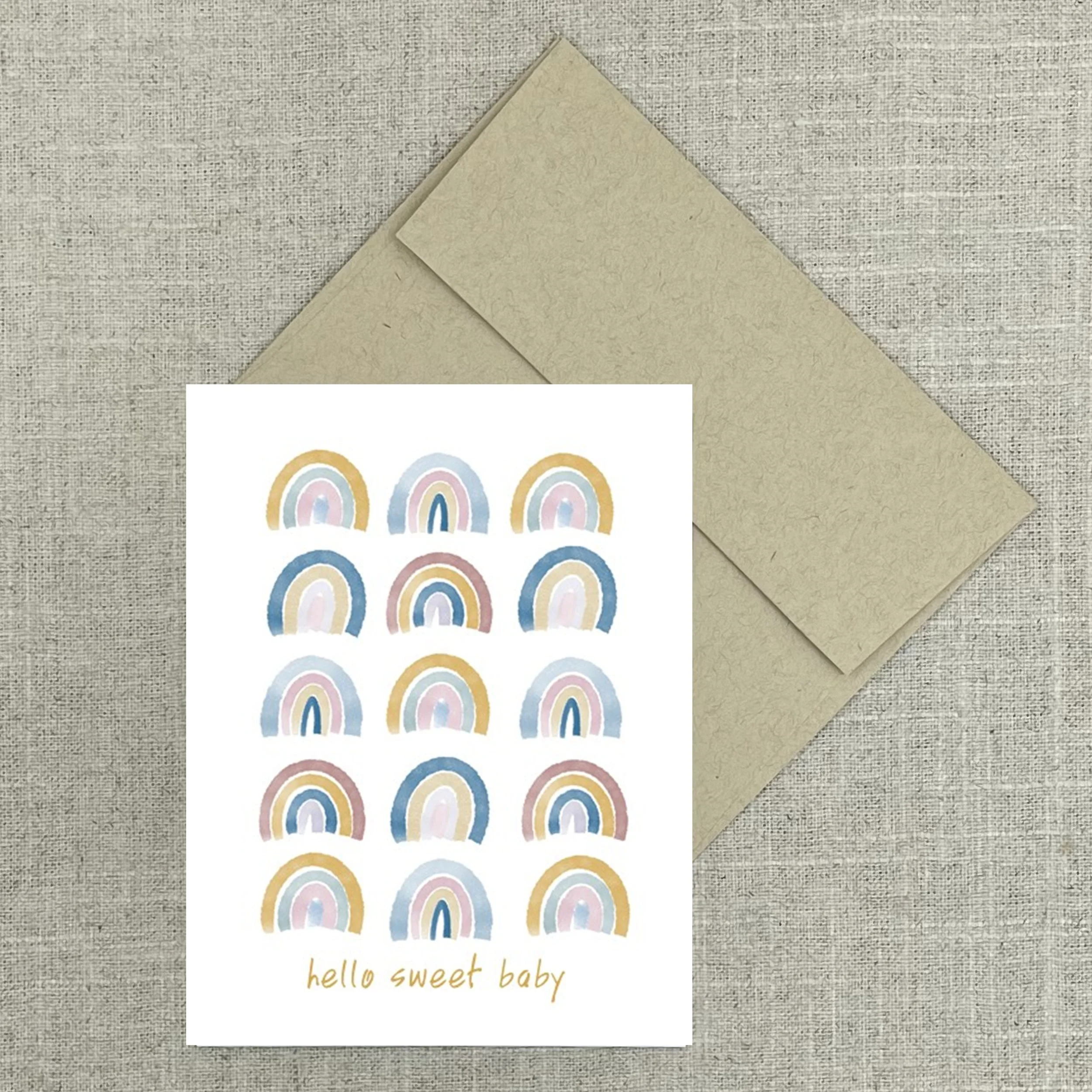 Greeting Card 7817 Hello Sweet Baby