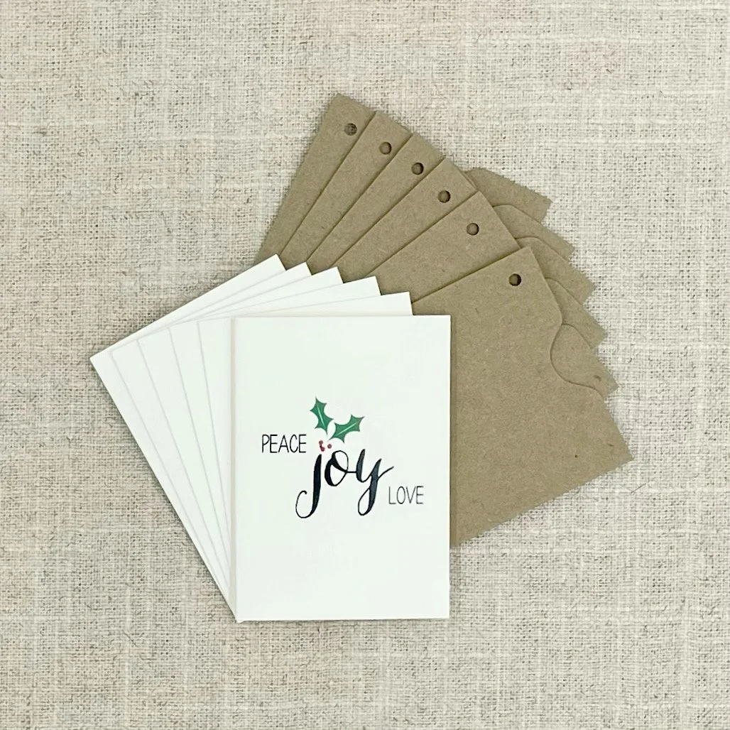 Mini Card Box 7077 Peace Love Joy