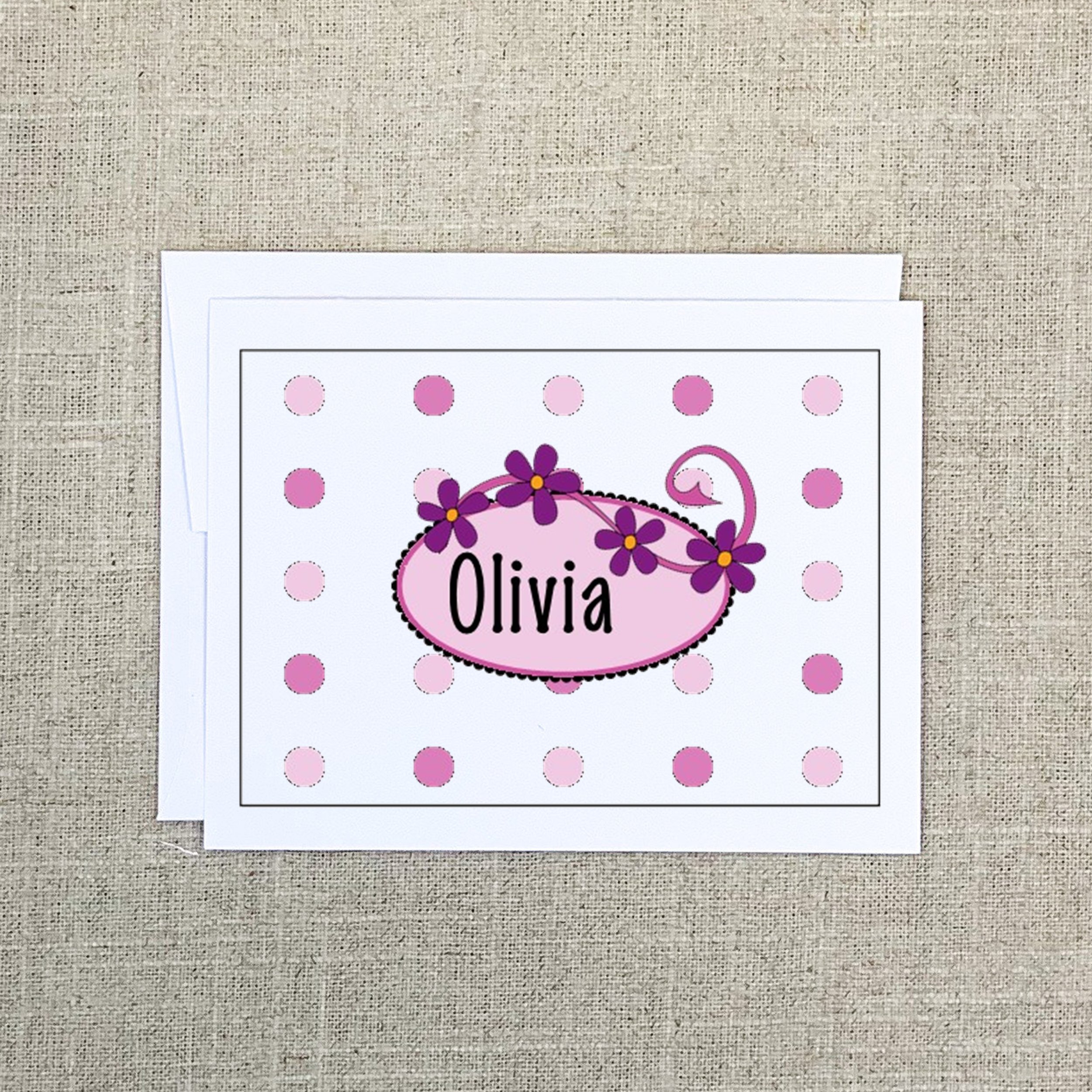 Folded Card 2776 Olivia