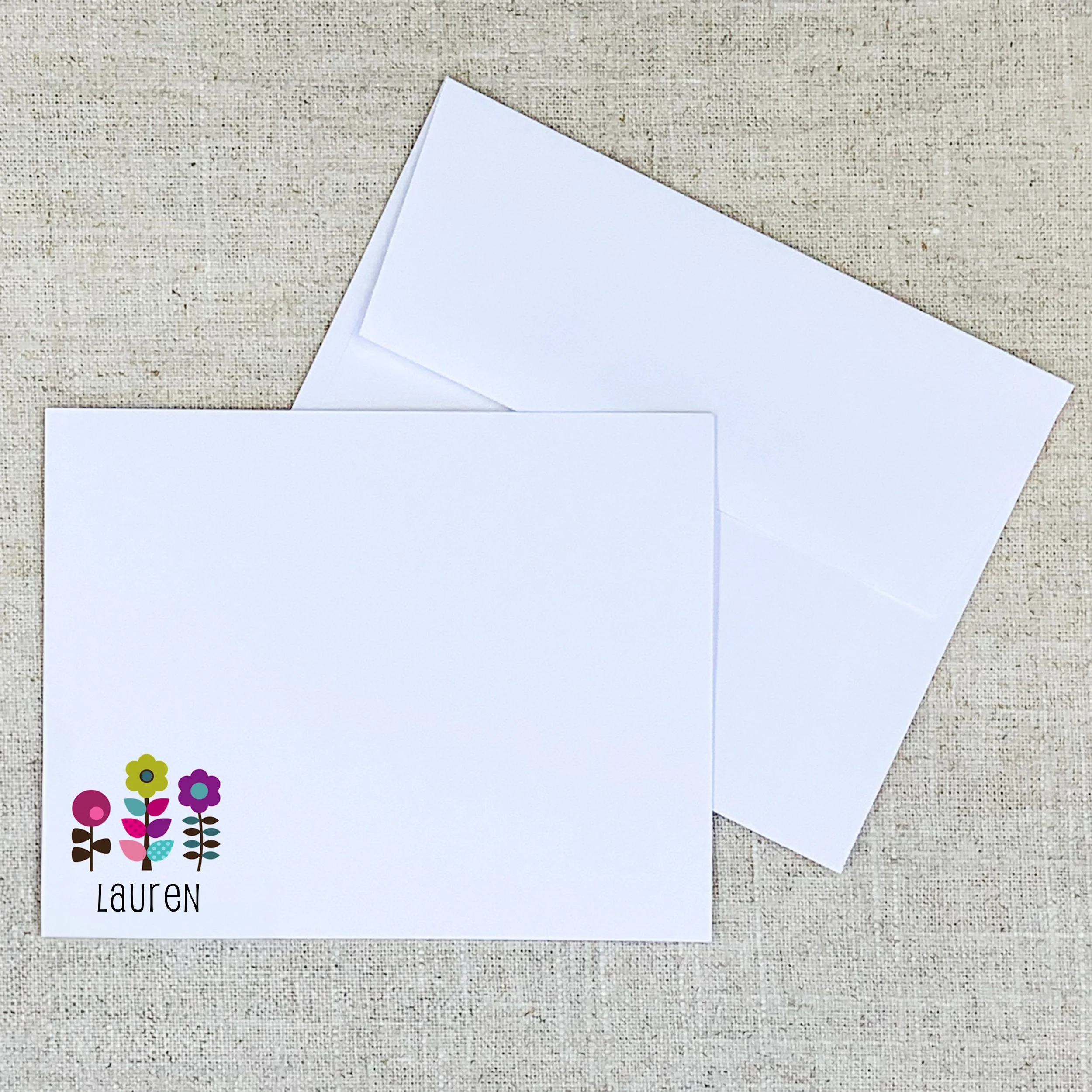 Flat Panel 1581 Row of Flowers