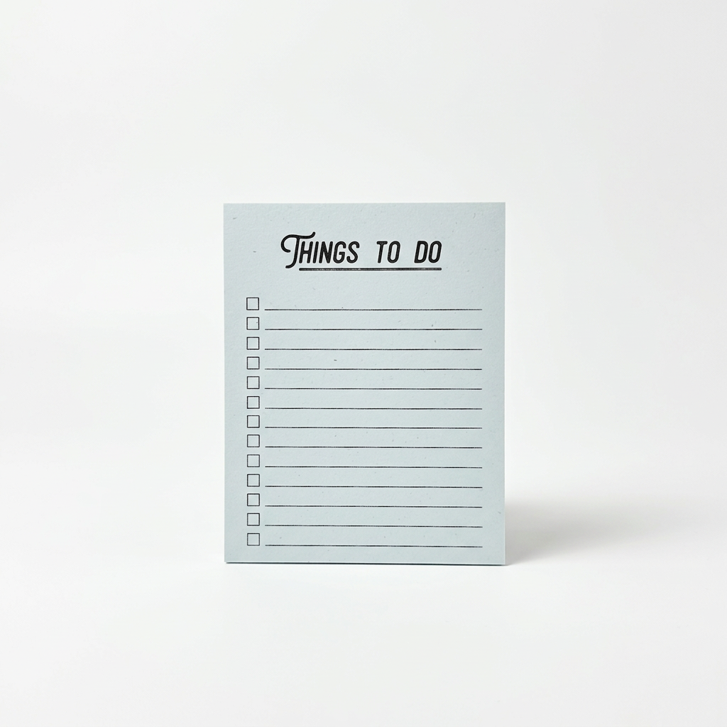 Note Pad 3569 Things To Do