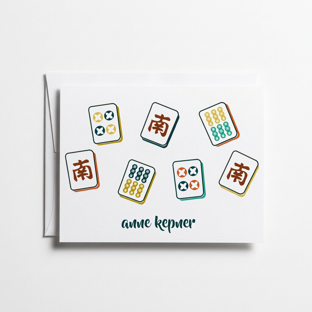 Folded Card 2492 Mahjong (NA)