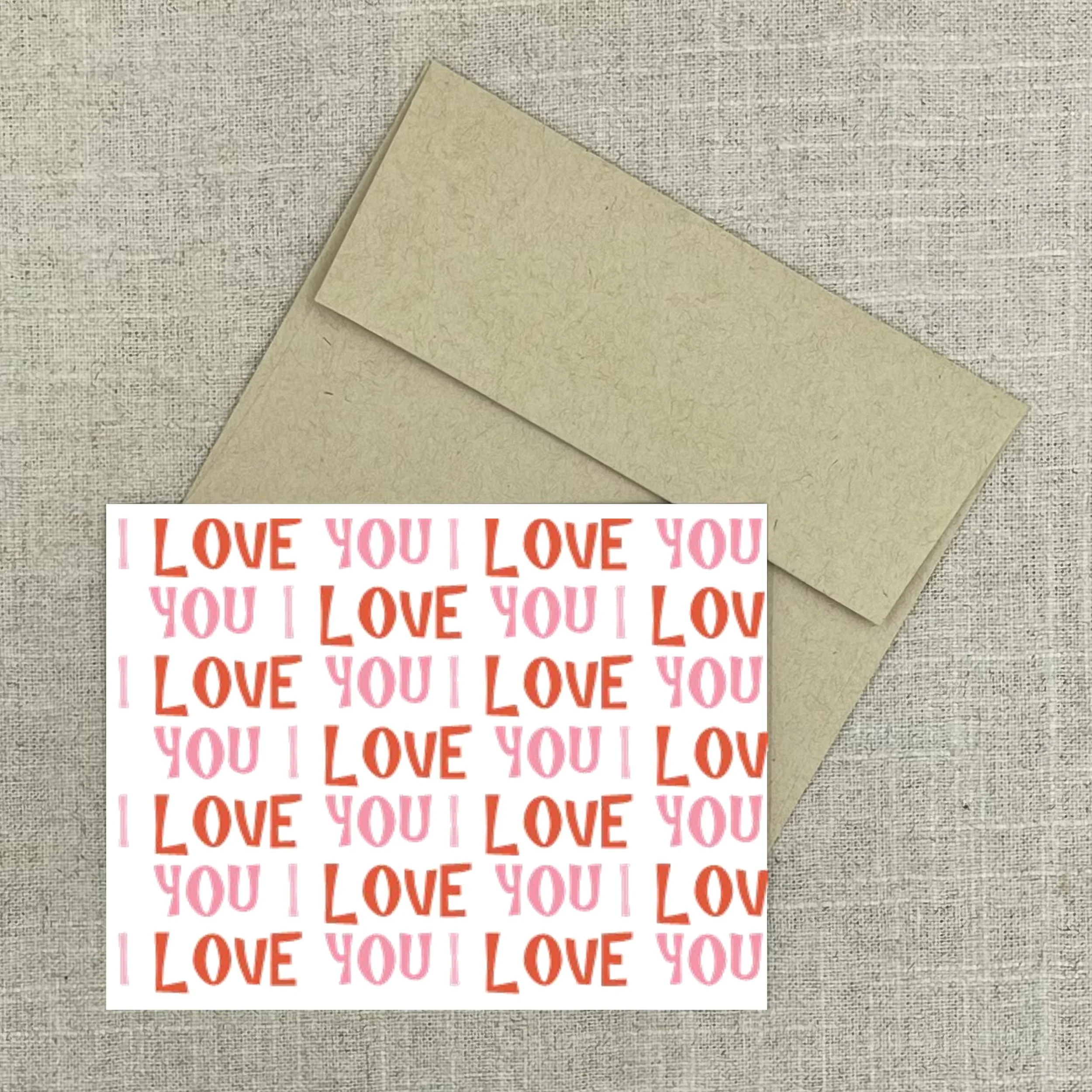 Greeting Card 2328 I LOVE YOU