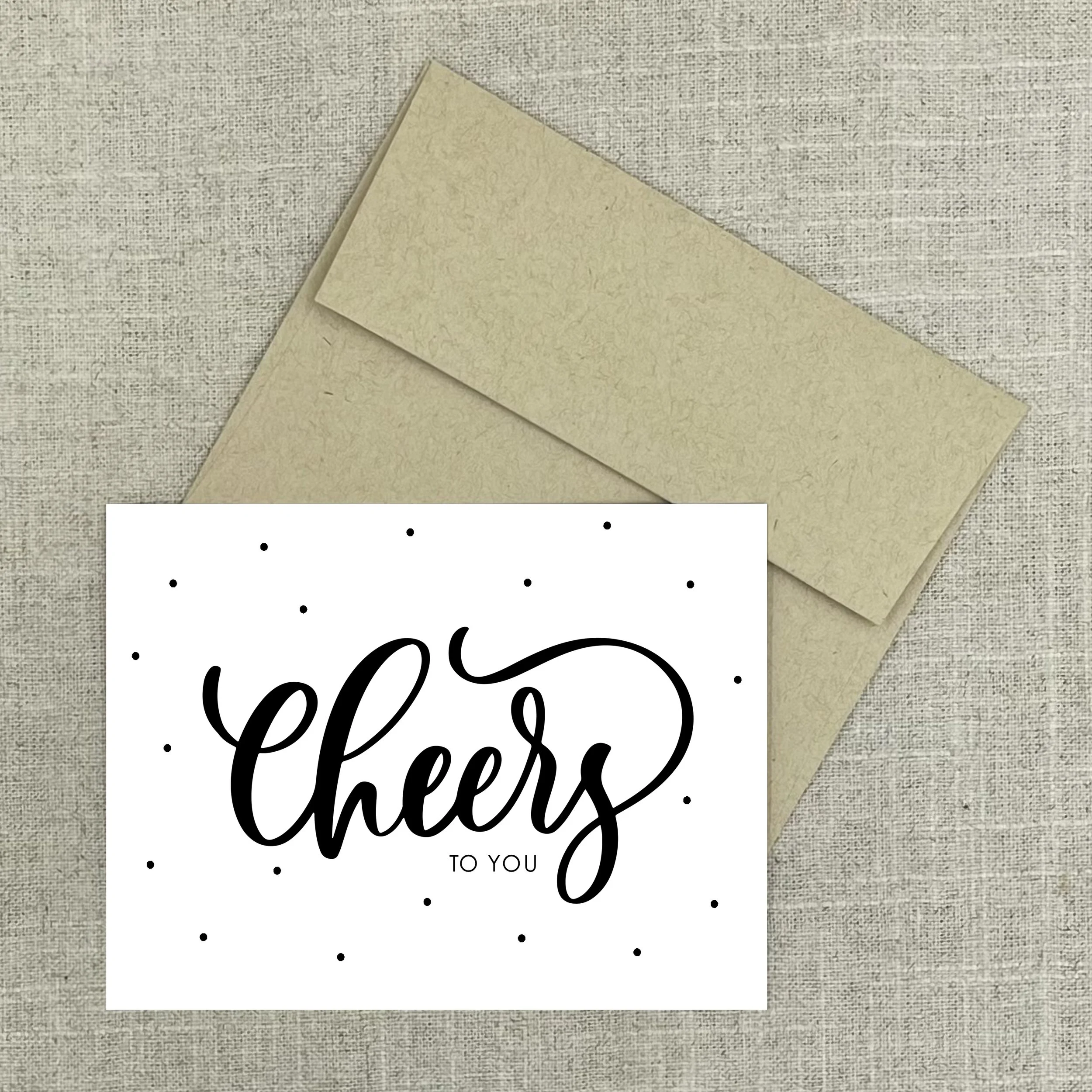 Greeting Card 7954 Cheers TO YOU