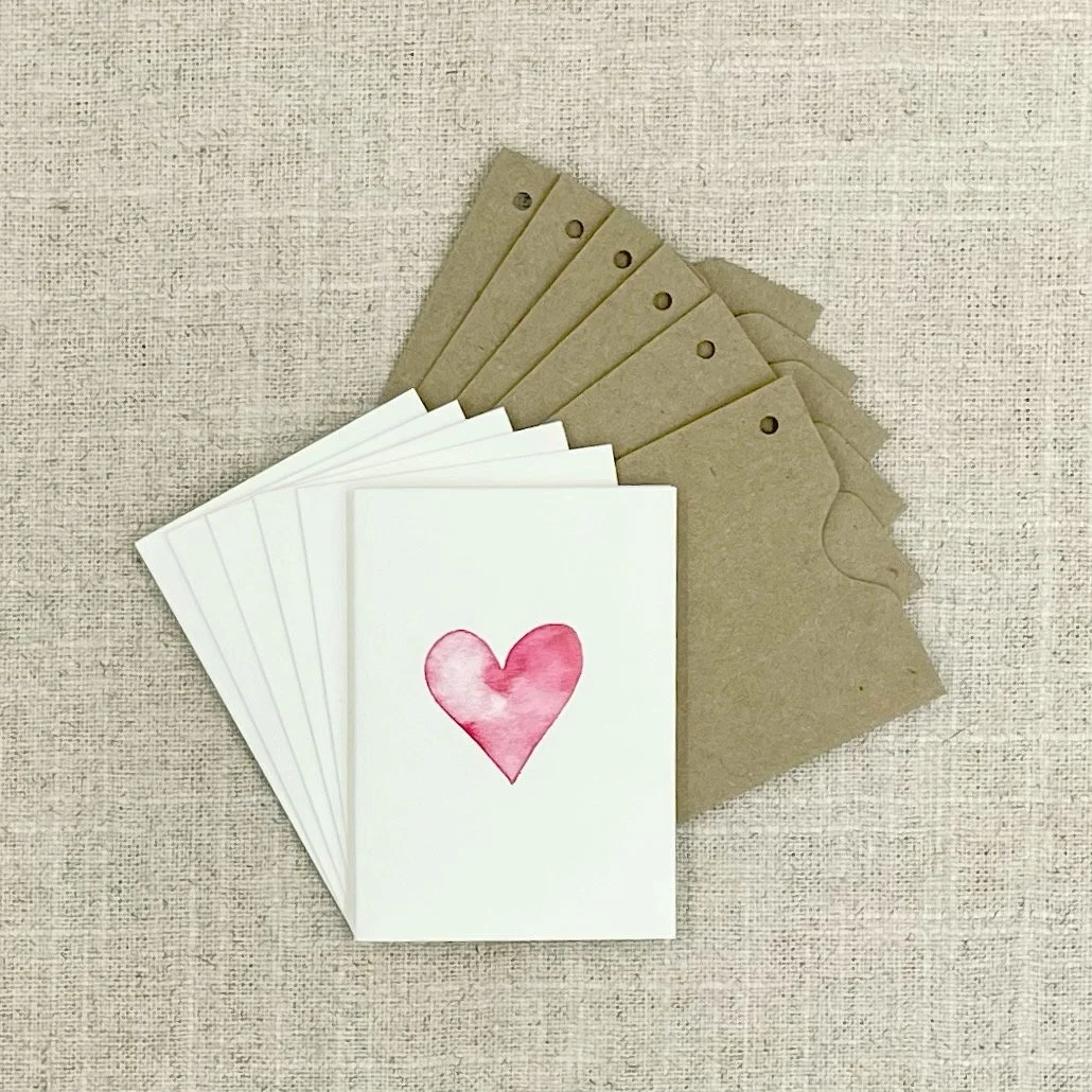 Mini Card Box 7060 Watercolor Heart