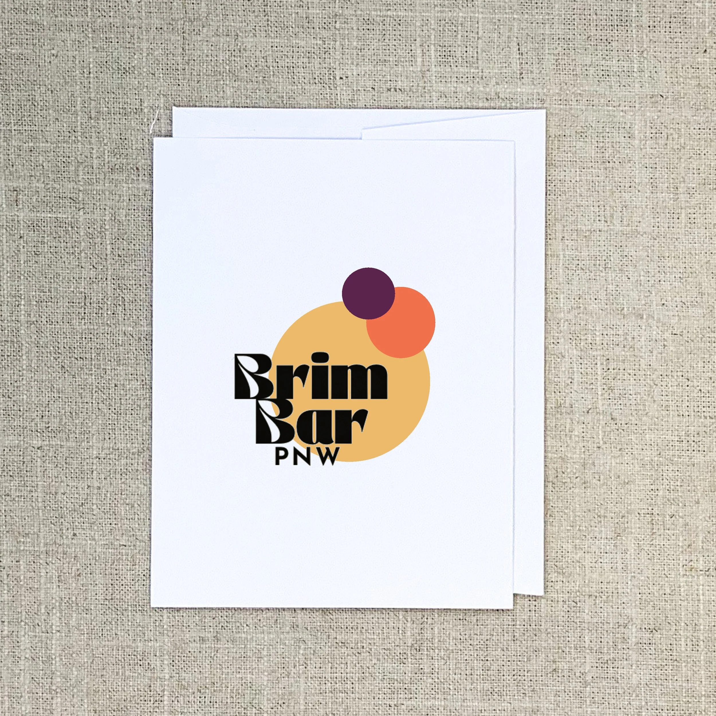 Folded Card 2742 Business Logo Vertical