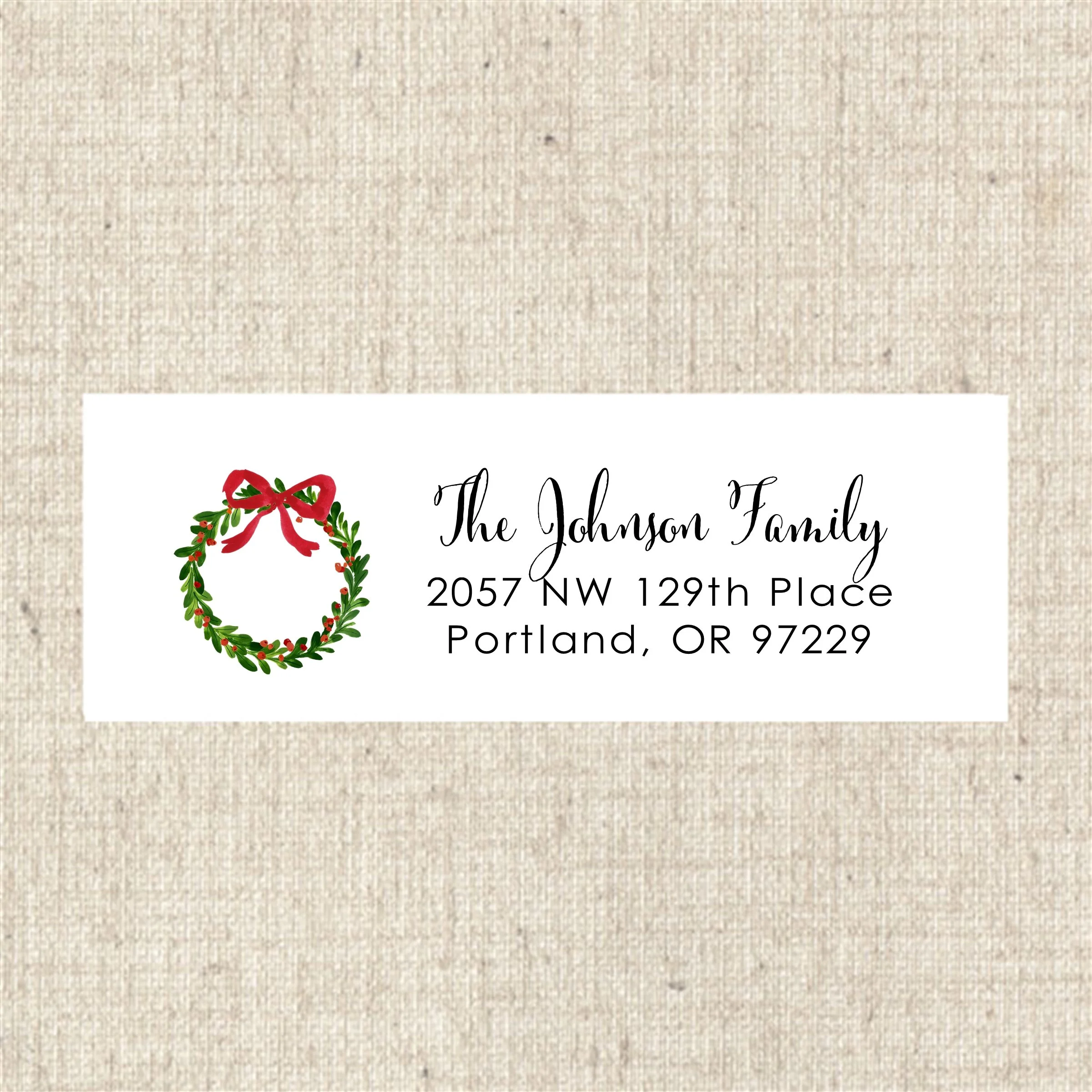 Label 5175 Wreath