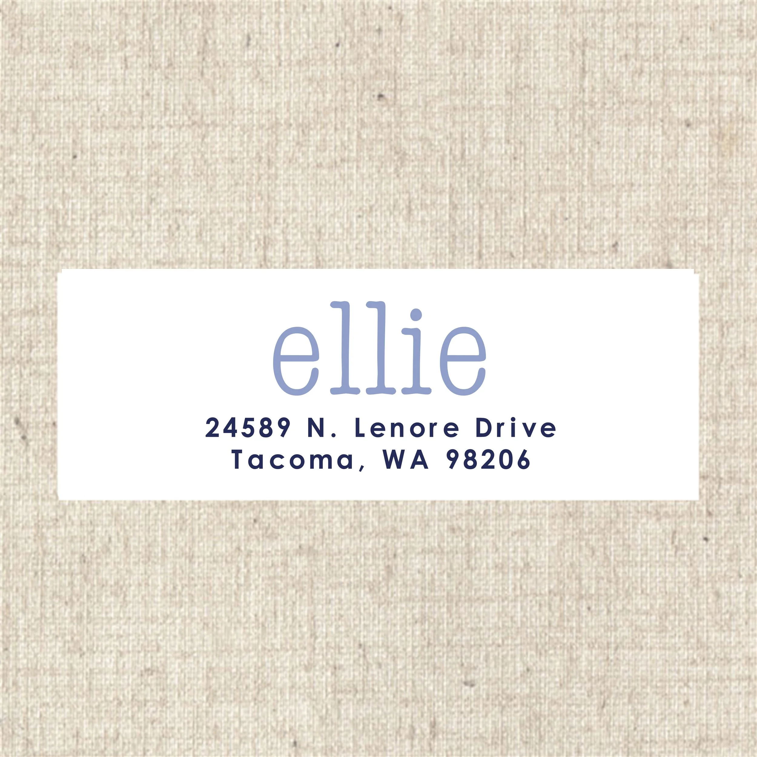 Label 5490 Blue Bold Name
