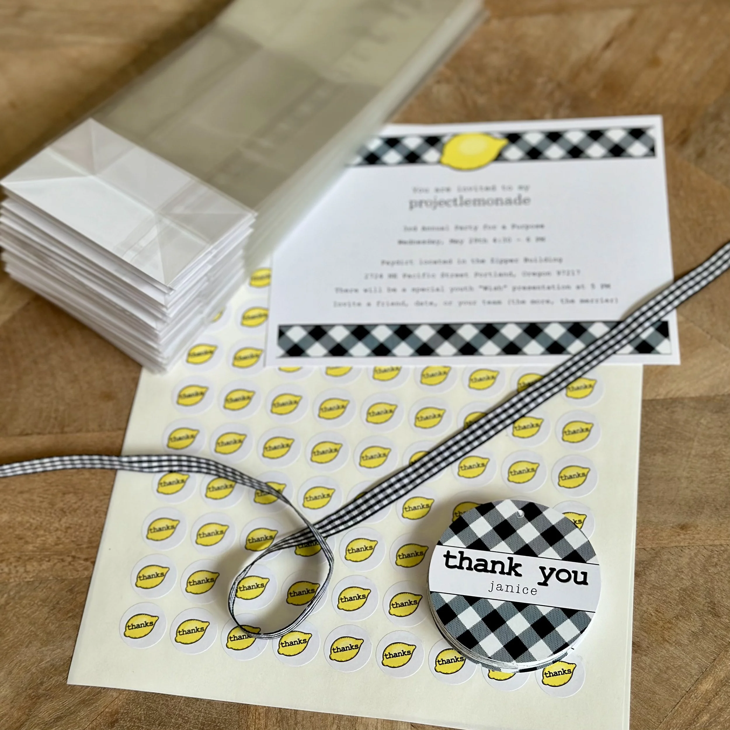Custom invitations and party favors can set the tone for a benefit and get patrons excited to be involved. Taking the time to create a well thought out invitation can be just the right thing to kick off a successful campaign. We enjoyed working on a 