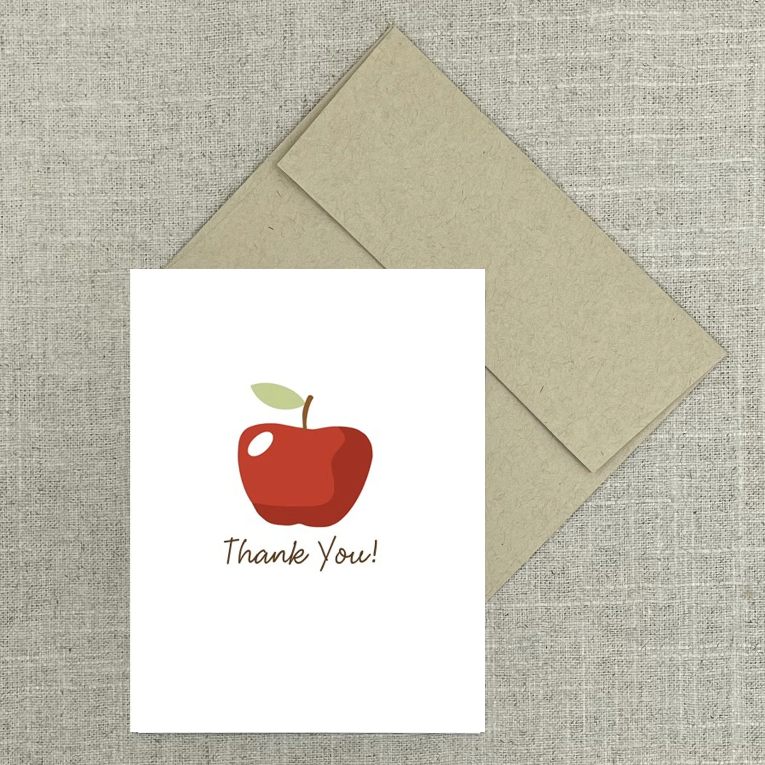 Greeting Card 7810 Thank You Apple