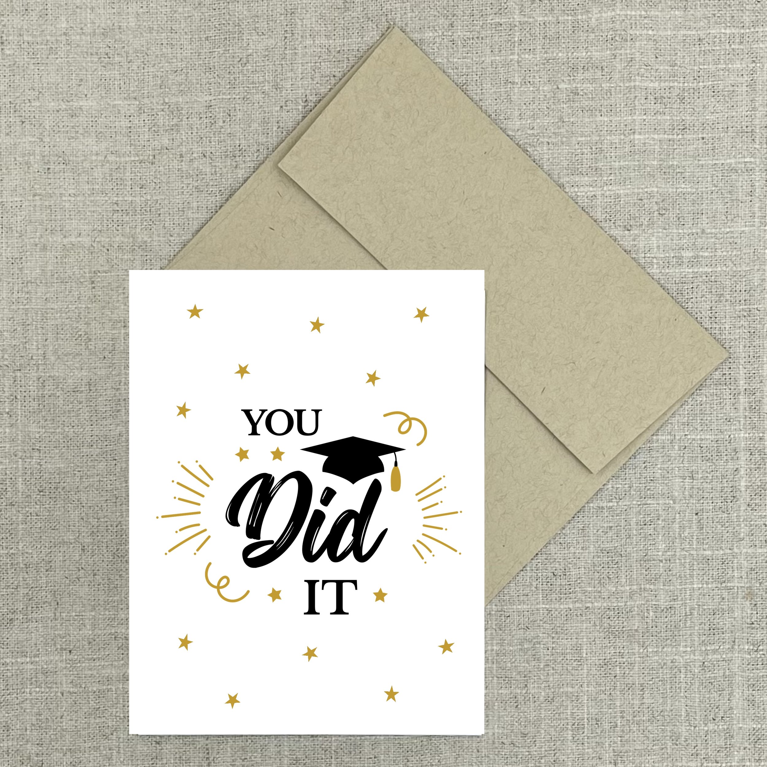 Greeting Card 2200 You Did It Stars