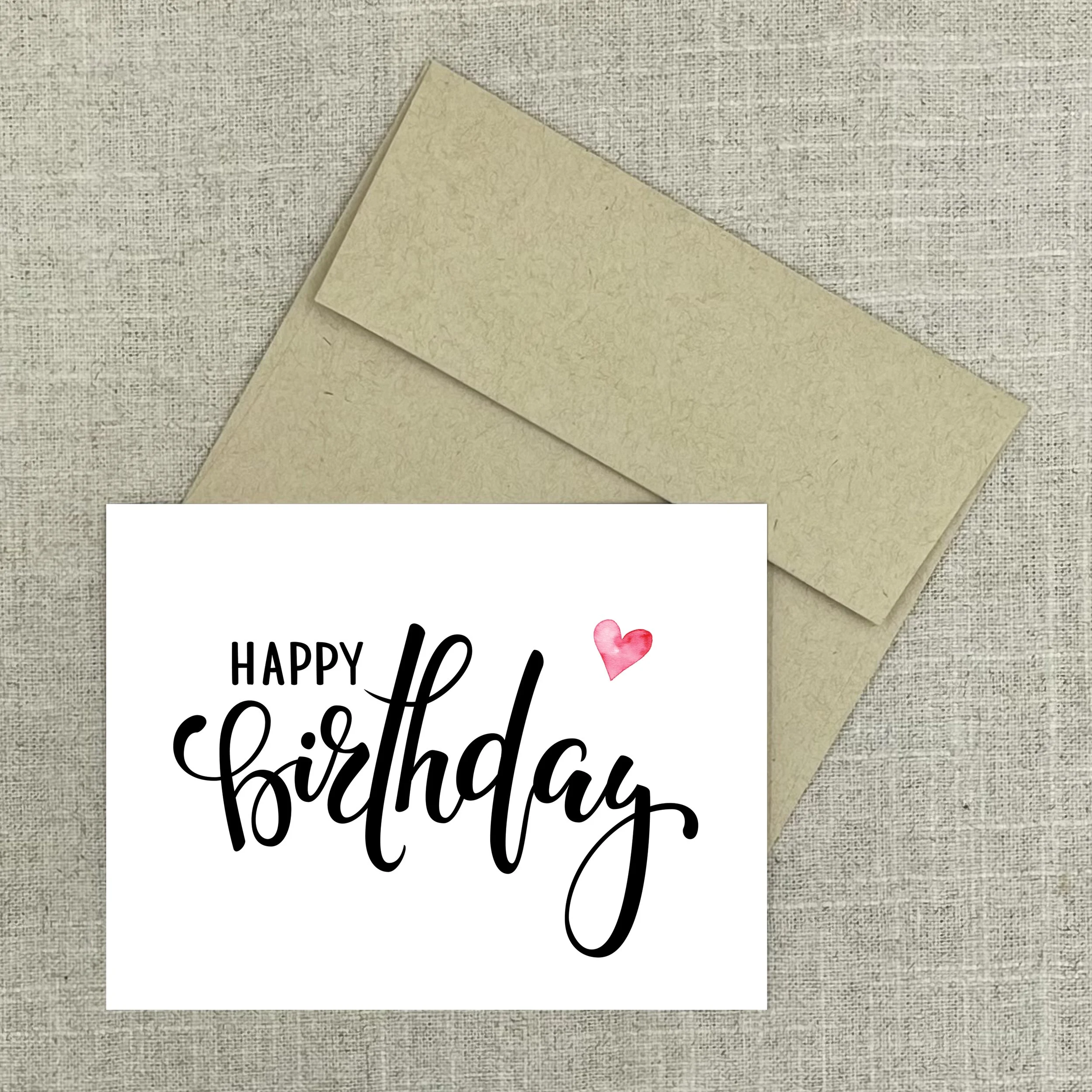 Greeting Card 2961 Happy Birthday Heart