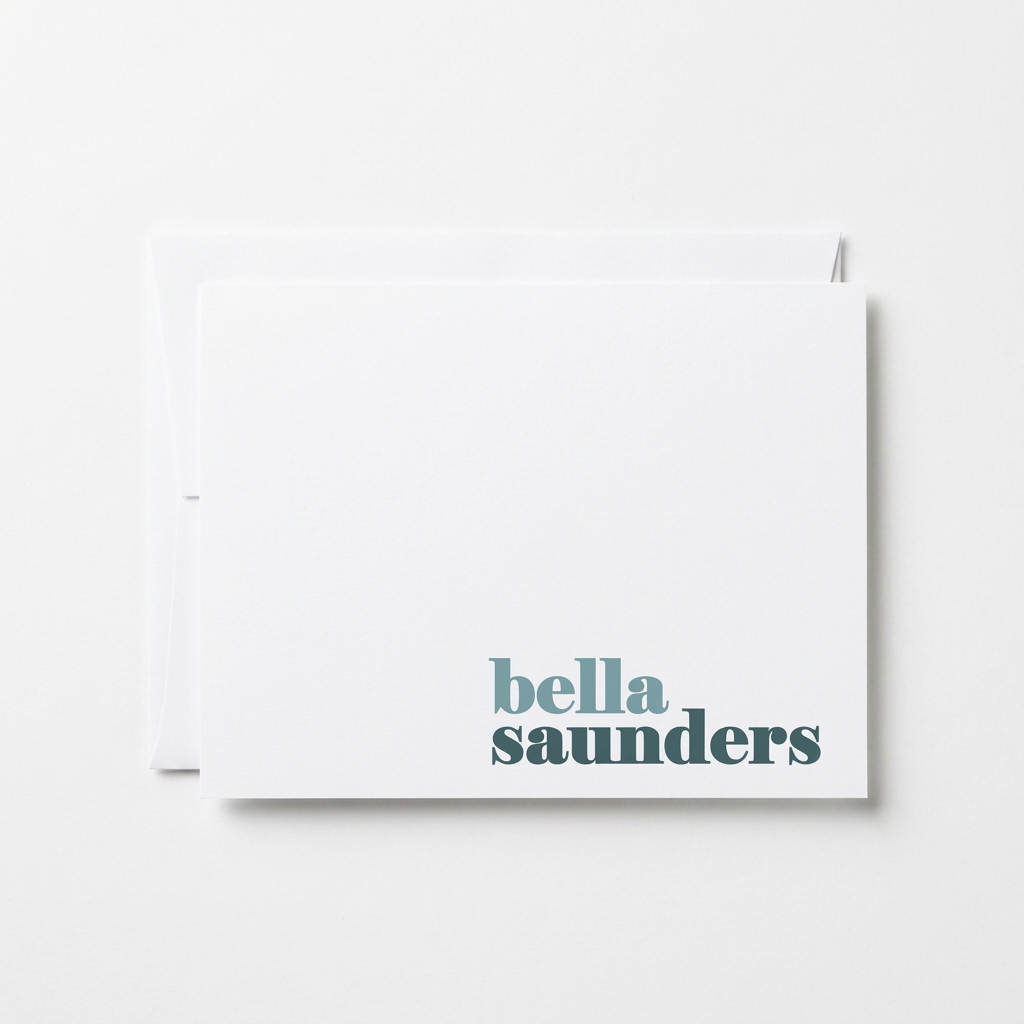 Folded Card 2488 Bold Green Blue