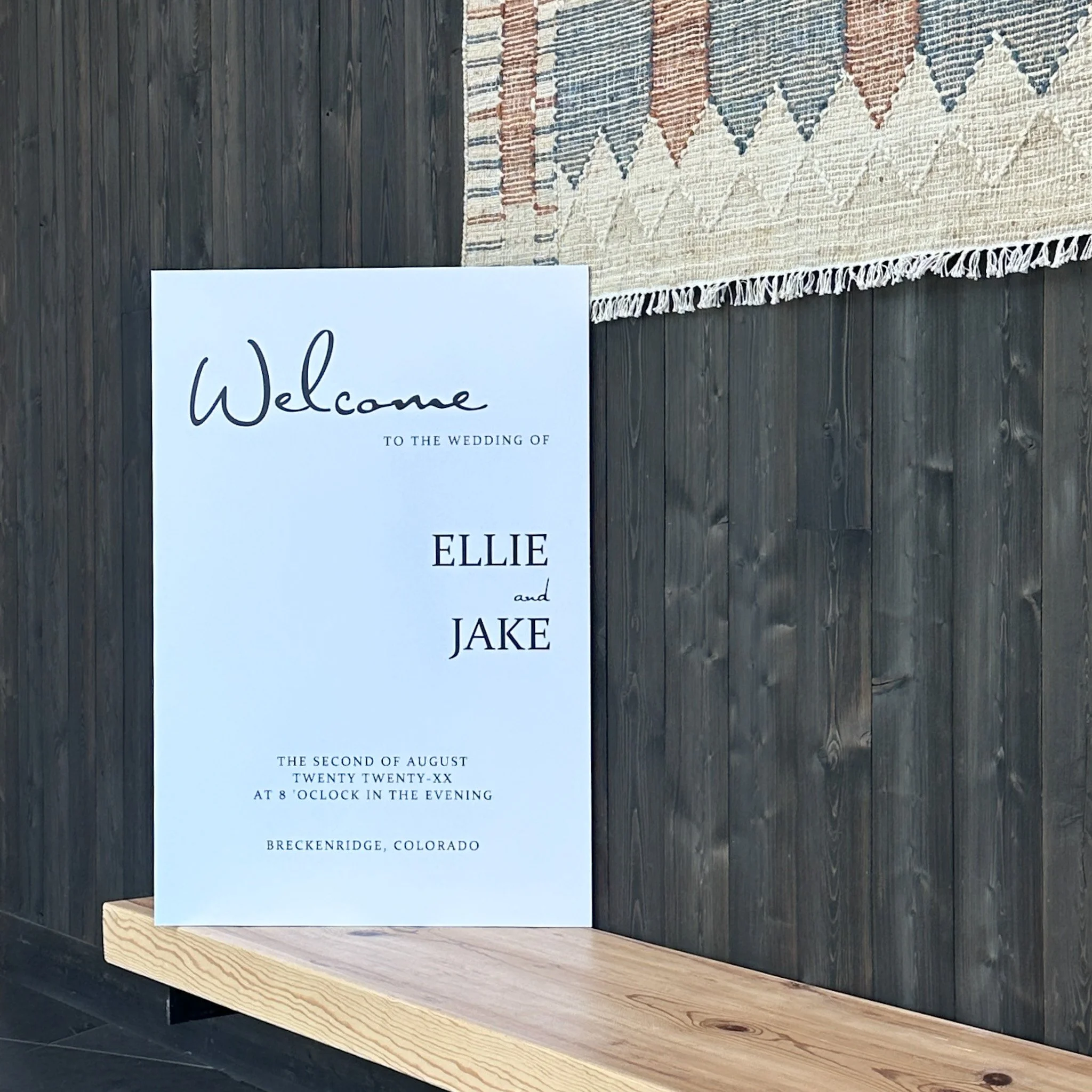 Signage is one of the biggest trends at weddings—and for good reason. It’s a stylish way to welcome your guests and set the tone for your special day. We take the time to learn all the important details and design a custom sign that feels intentional