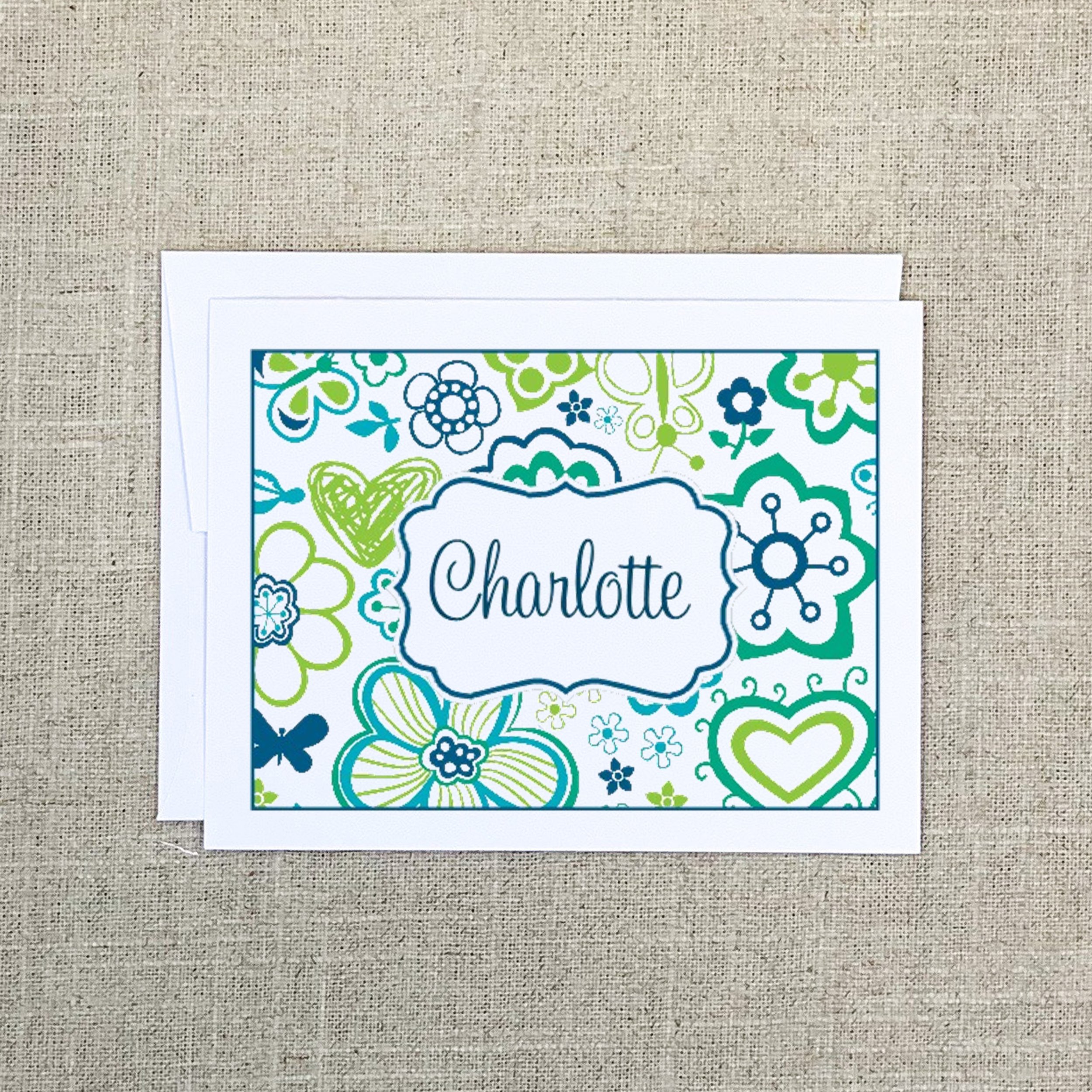 Folded Card 2173 Charlotte