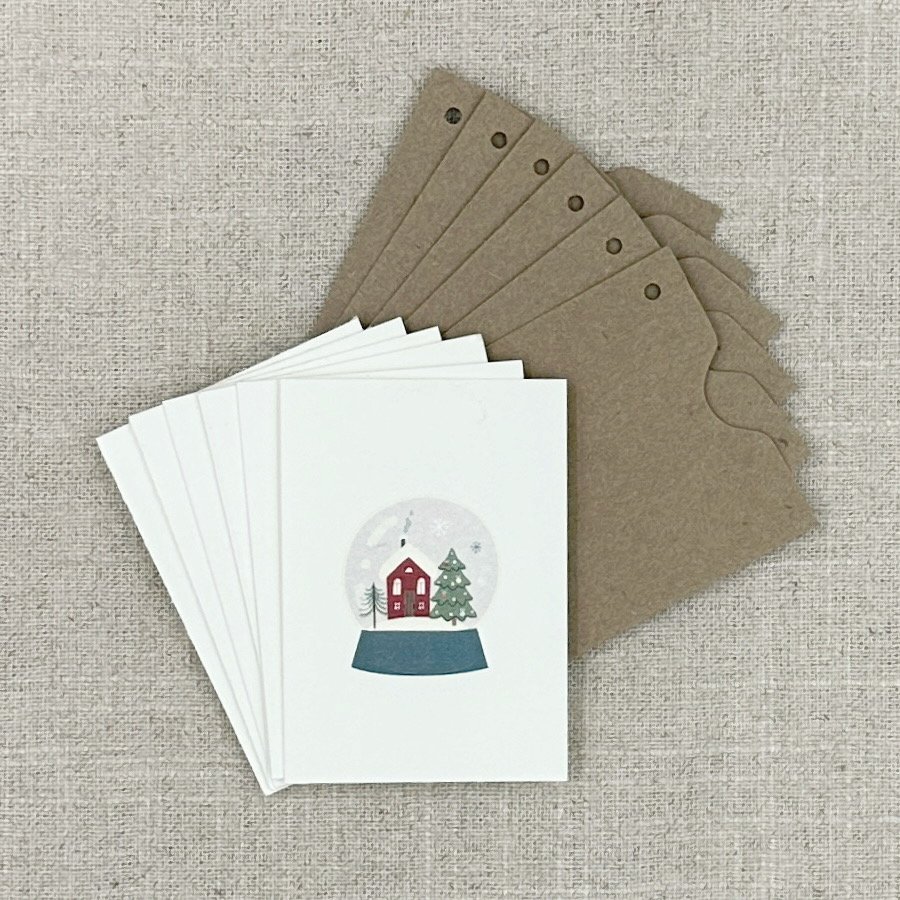 Mini Card Box 7036 Snow Globe