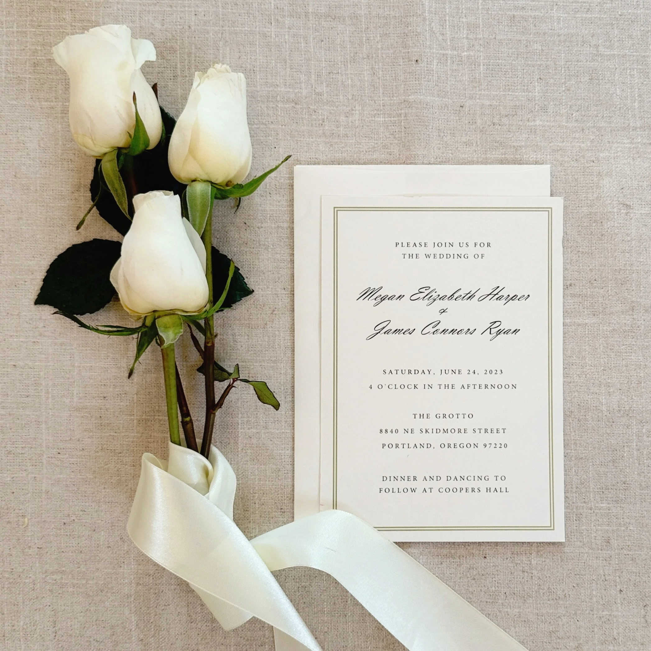 For over 16 years, Paper Moon Shop has created custom invitations tailored to each couple’s unique style, personality, and vision. 