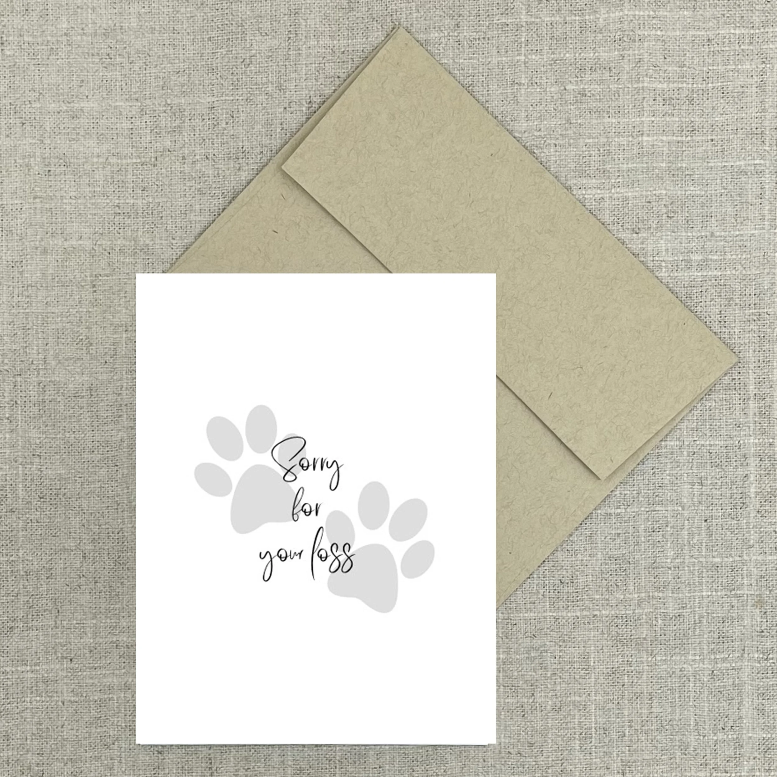 Greeting Card 7235 Sorry