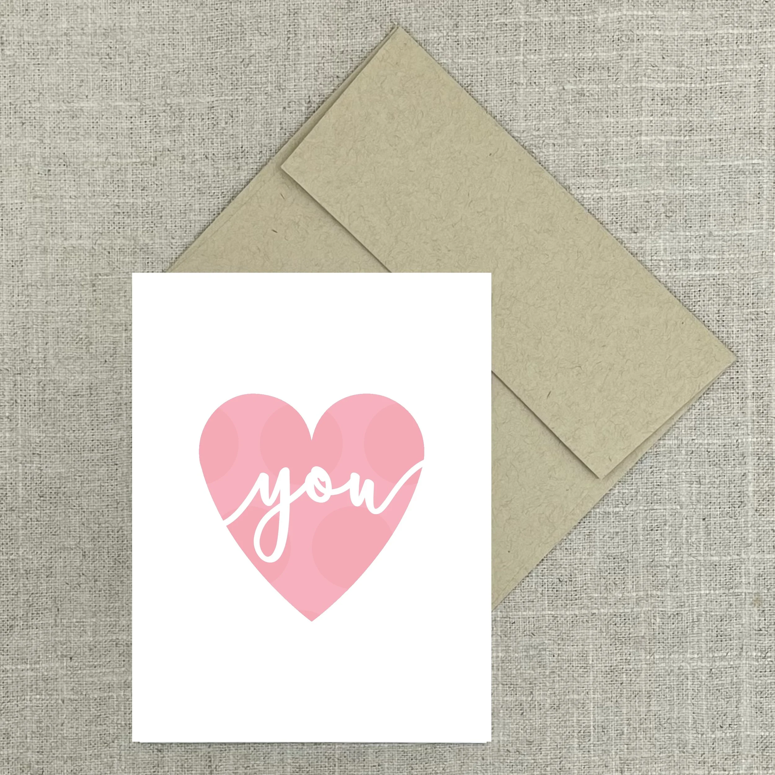 Greeting Card 2976 Heart YOU