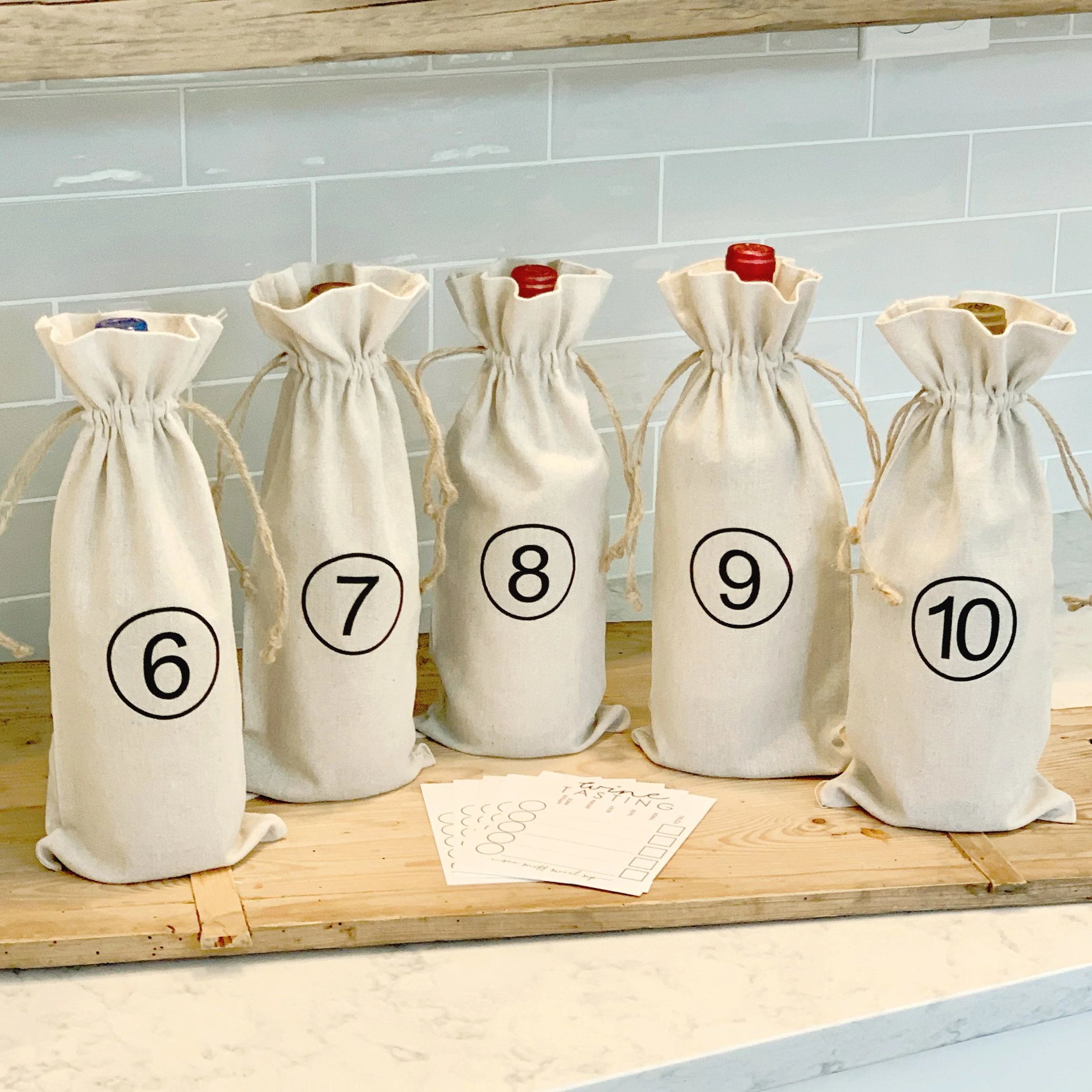 Wine Tasting Linen Party Kit 7593