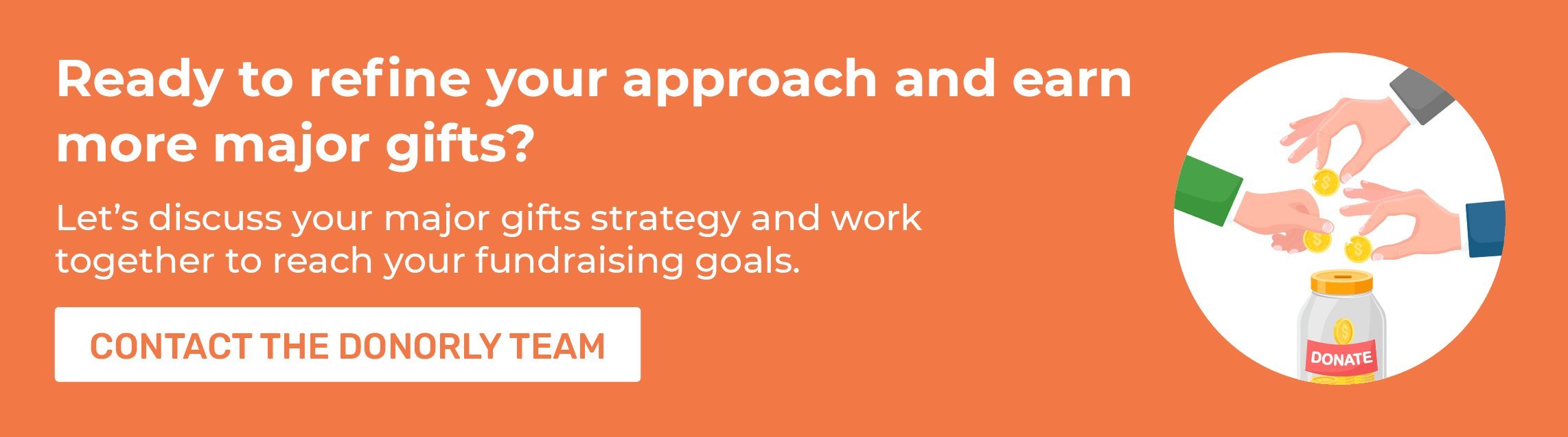 Donorly — Designing a Major Gifts Strategy Steps for Small Nonprofits