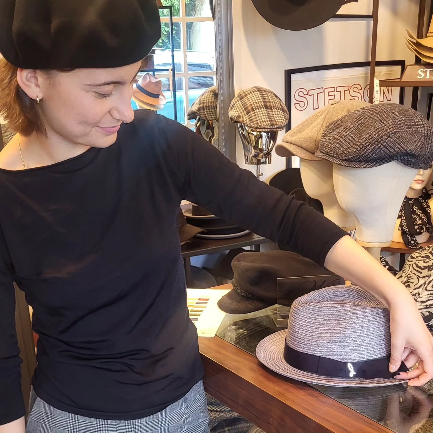 We select the shape and materials and then choose ribbons and sizes and quantities!
No AI help!  We just have fun Buying and oicking colors and ribbons
All preordered for Spring 2027
Doria hats
@doria1905 
Made in Italy
Grazie Pablo!
@thesocialhat