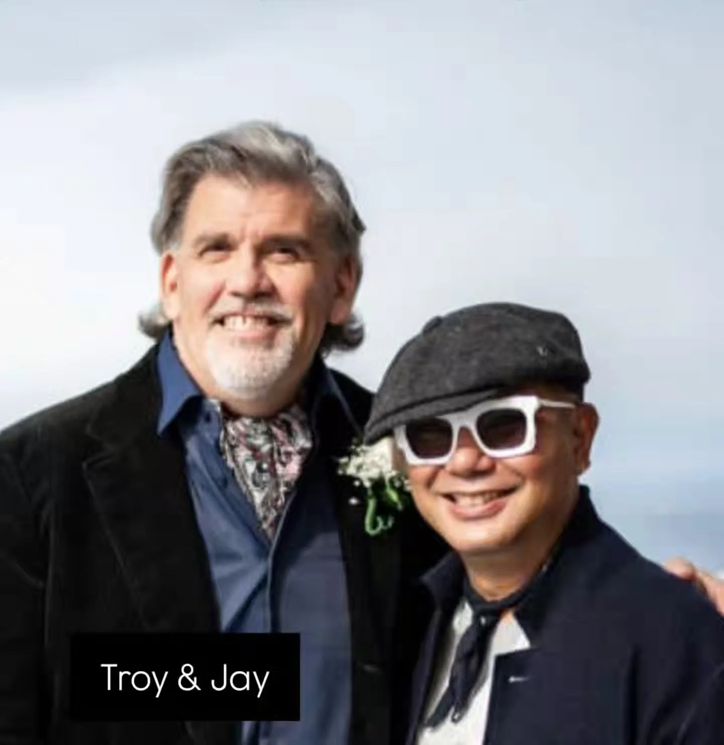Troy in my silk Austin Accents @austinaccent 
&amp; Jay in our City Sport Cap! @citysportcaps