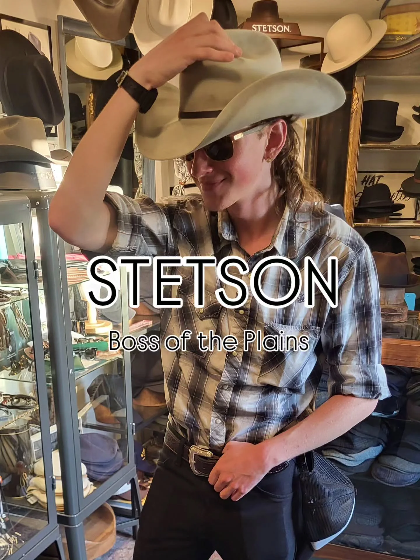 Stetson fur felt Boss of the Plains
Distressed Western
@stetsonusa 
@pikeplacepublicmarket