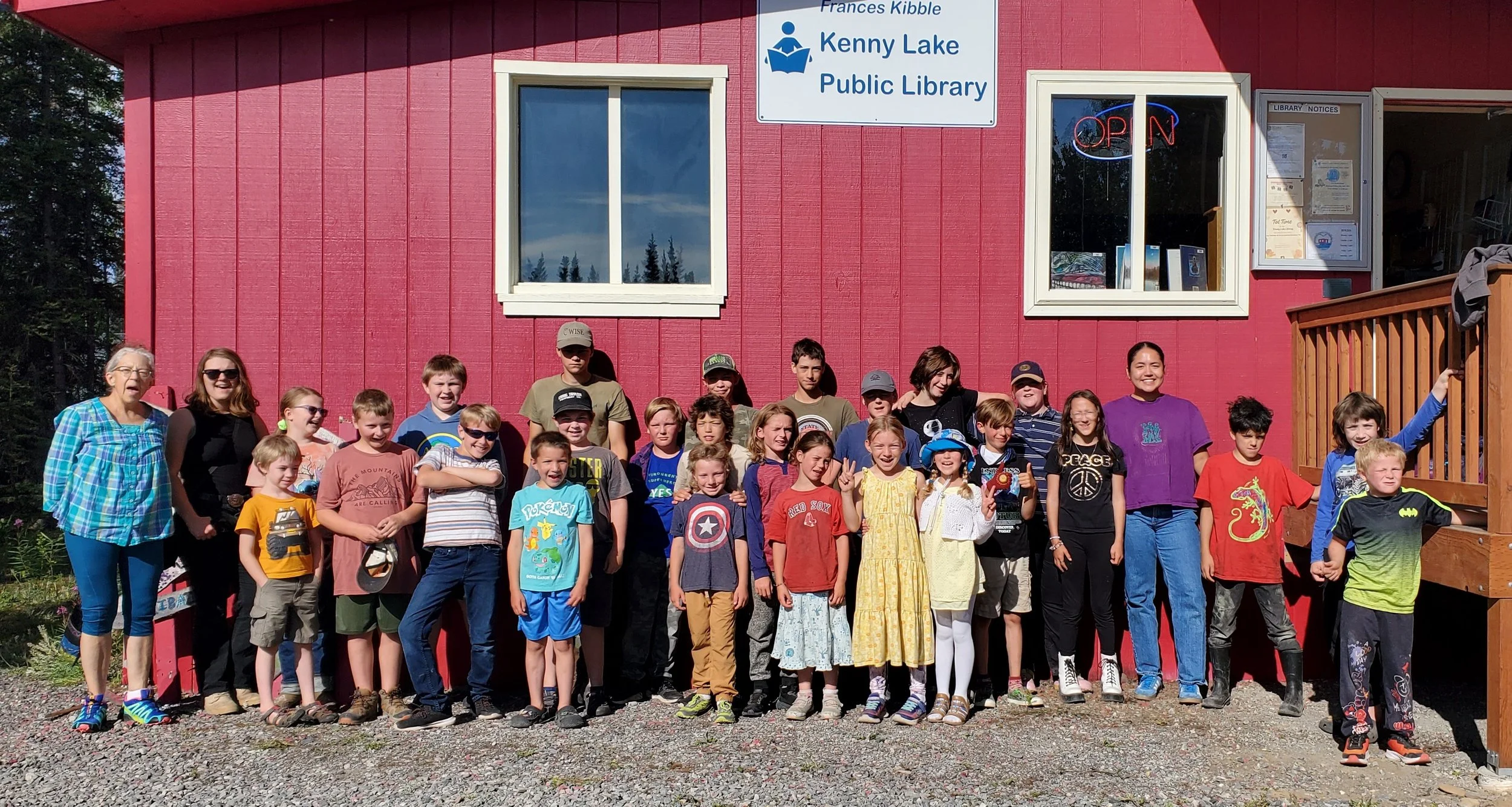 Celebrating 20 years of Book Camp at the Kenny Lake Public Library