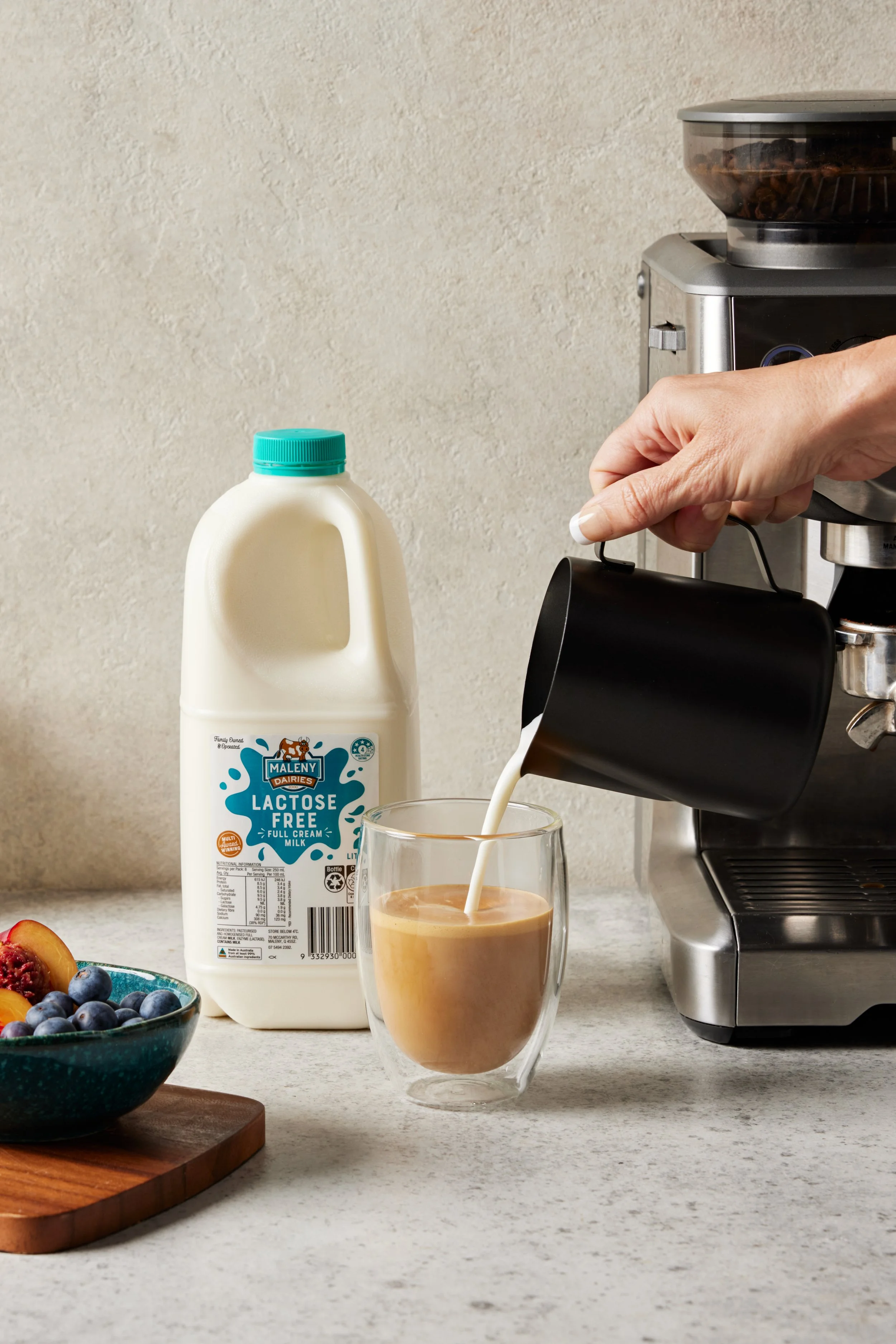 Styled Product Food Photography for Maleny Dairies by April Gillies Photography Studio