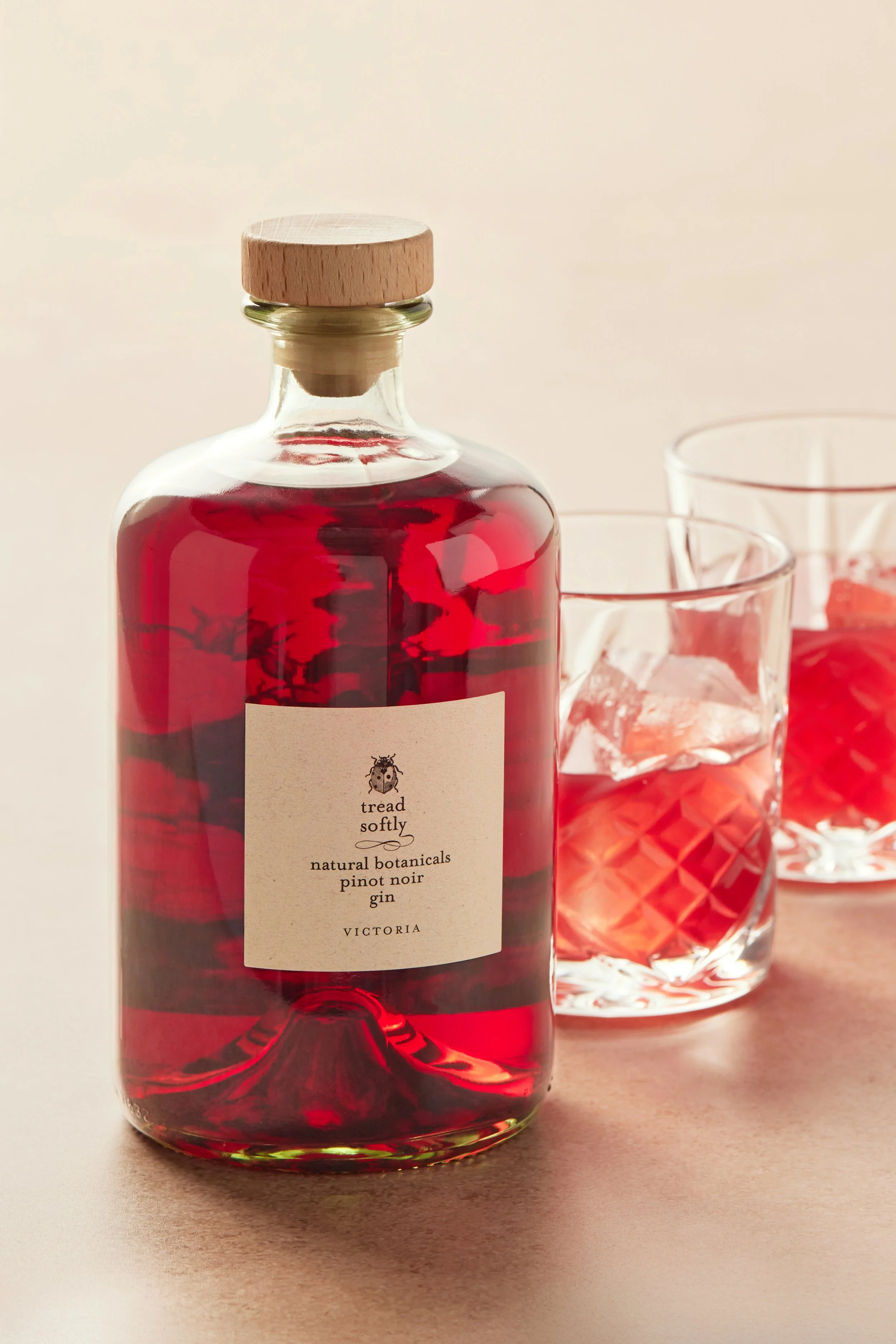 Styled Product Photography for Tread Softly by Fourth Wave Wine by April Gillies Photography studio