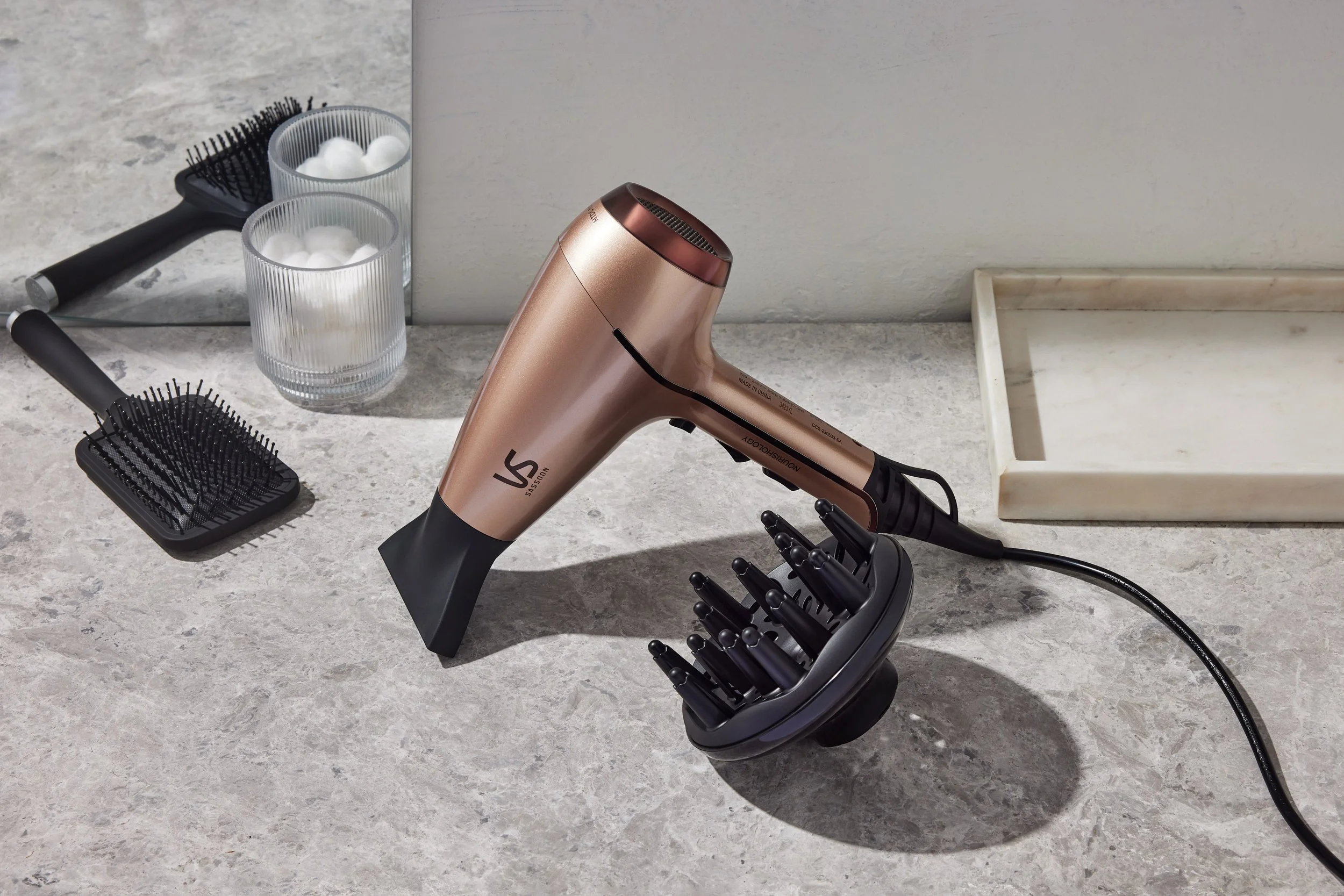 Creative Product Photography for VS Sassoon by April Gillies Photography Studio