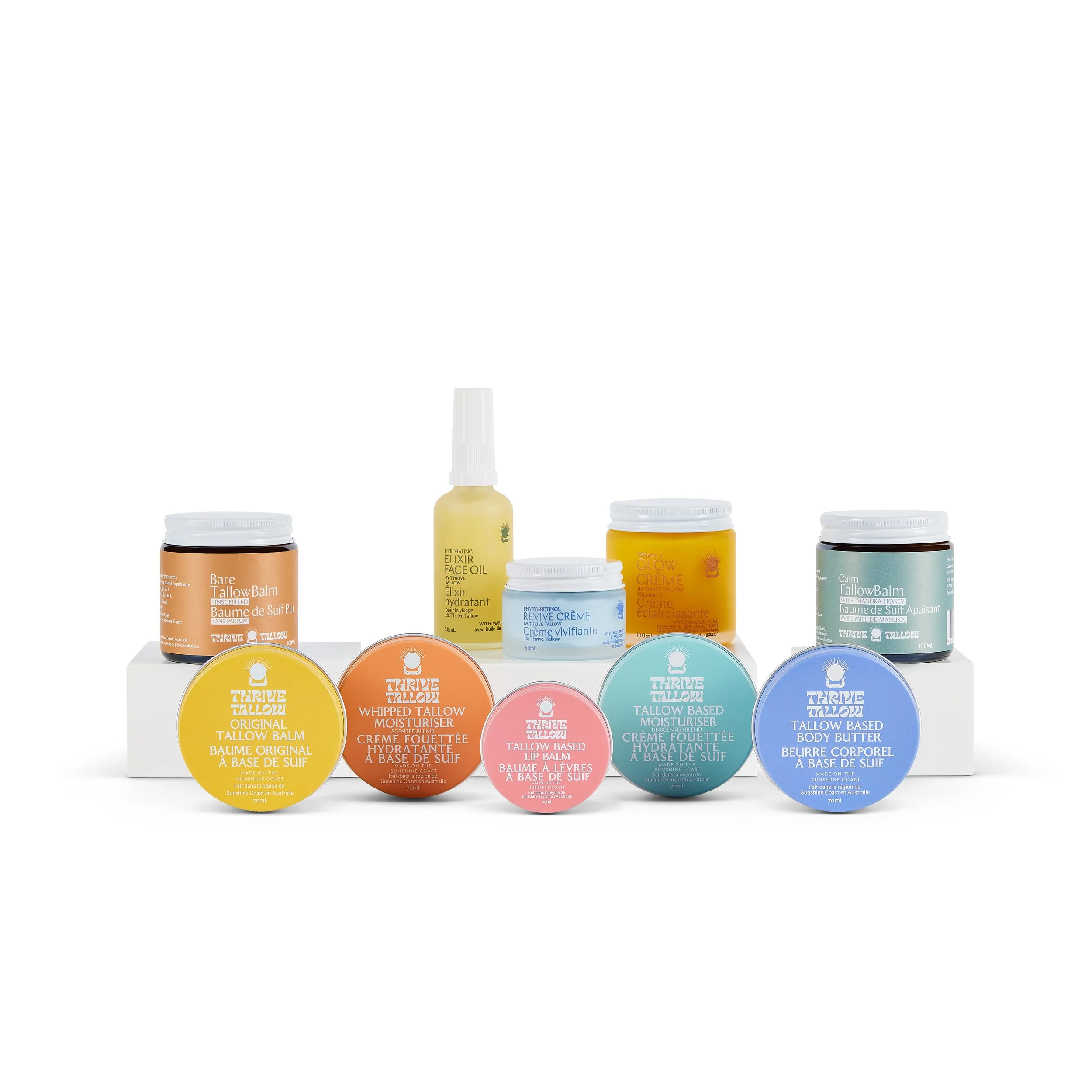 E-commerce product photography for Thrive Tallow by April Gillies Photography studio
