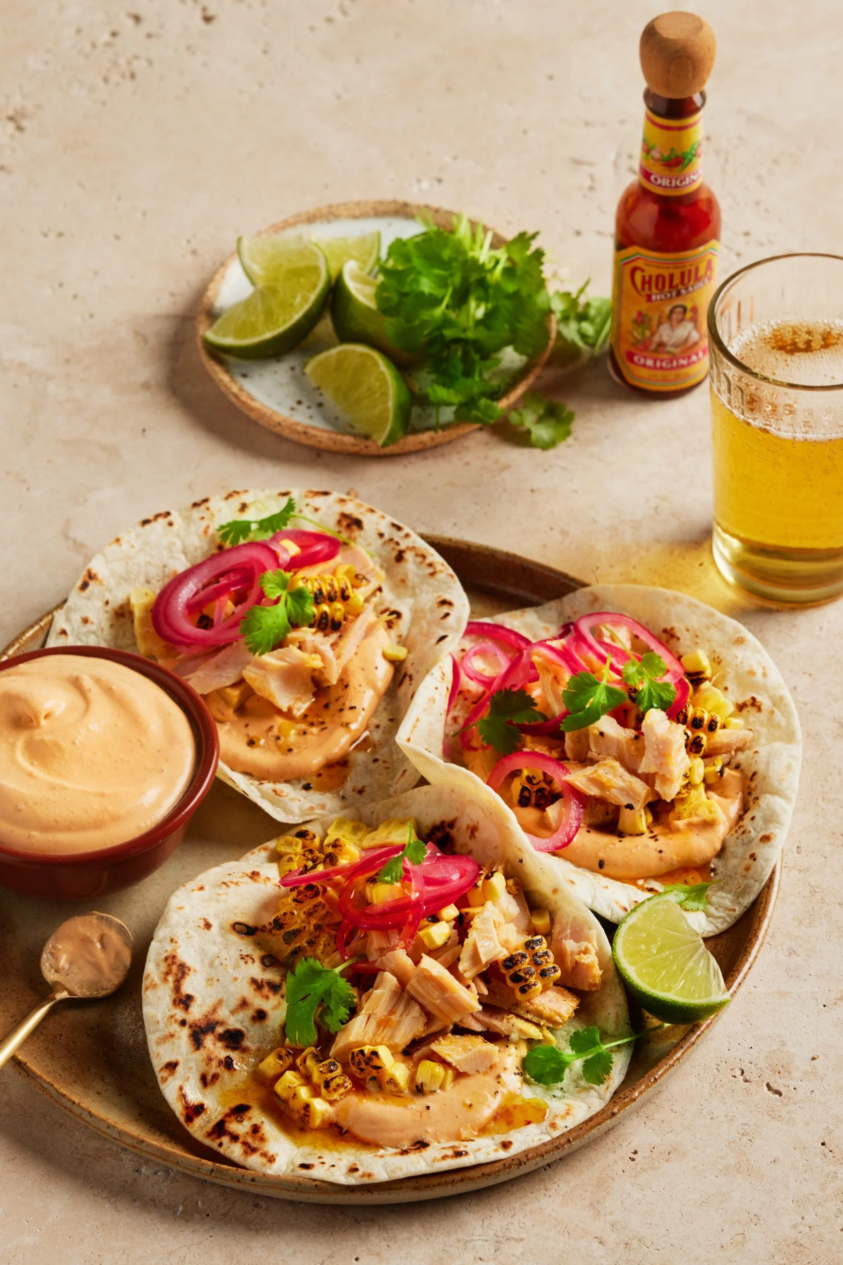 Styled Food Photography for Walkers Tuna by April Gillies Photography studio