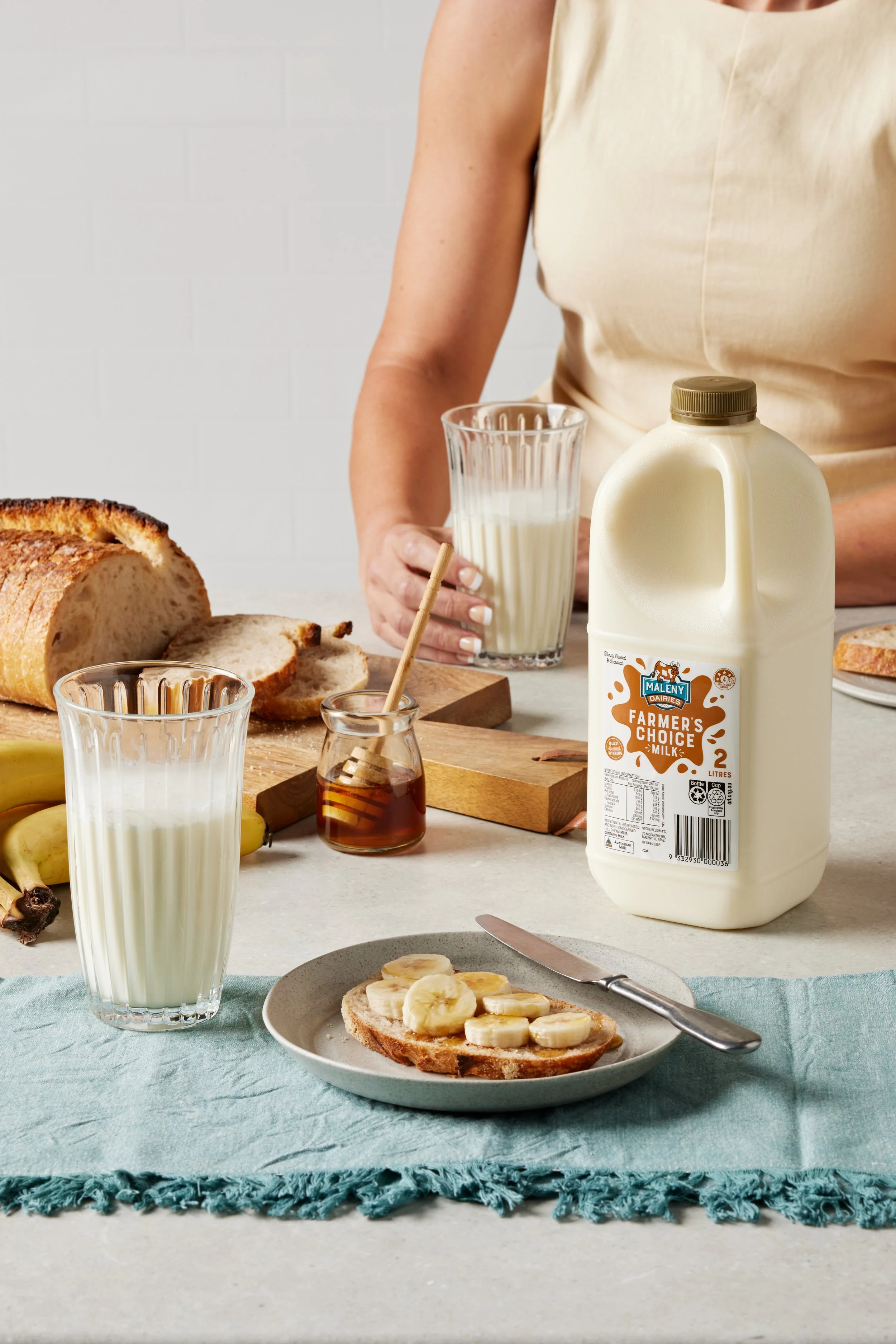 Styled Product Food Photography for Maleny Dairies by April Gillies Photography Studio