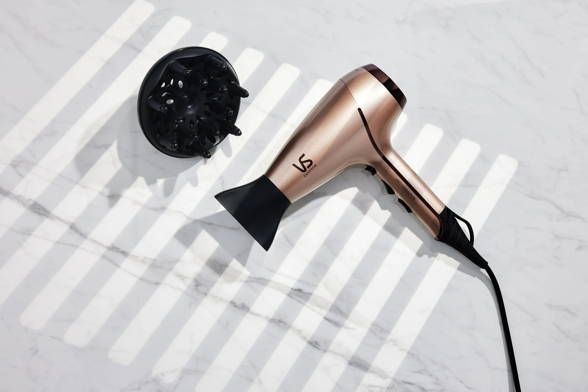 Creative Product Photography for VS Sassoon by April Gillies Photography Studio