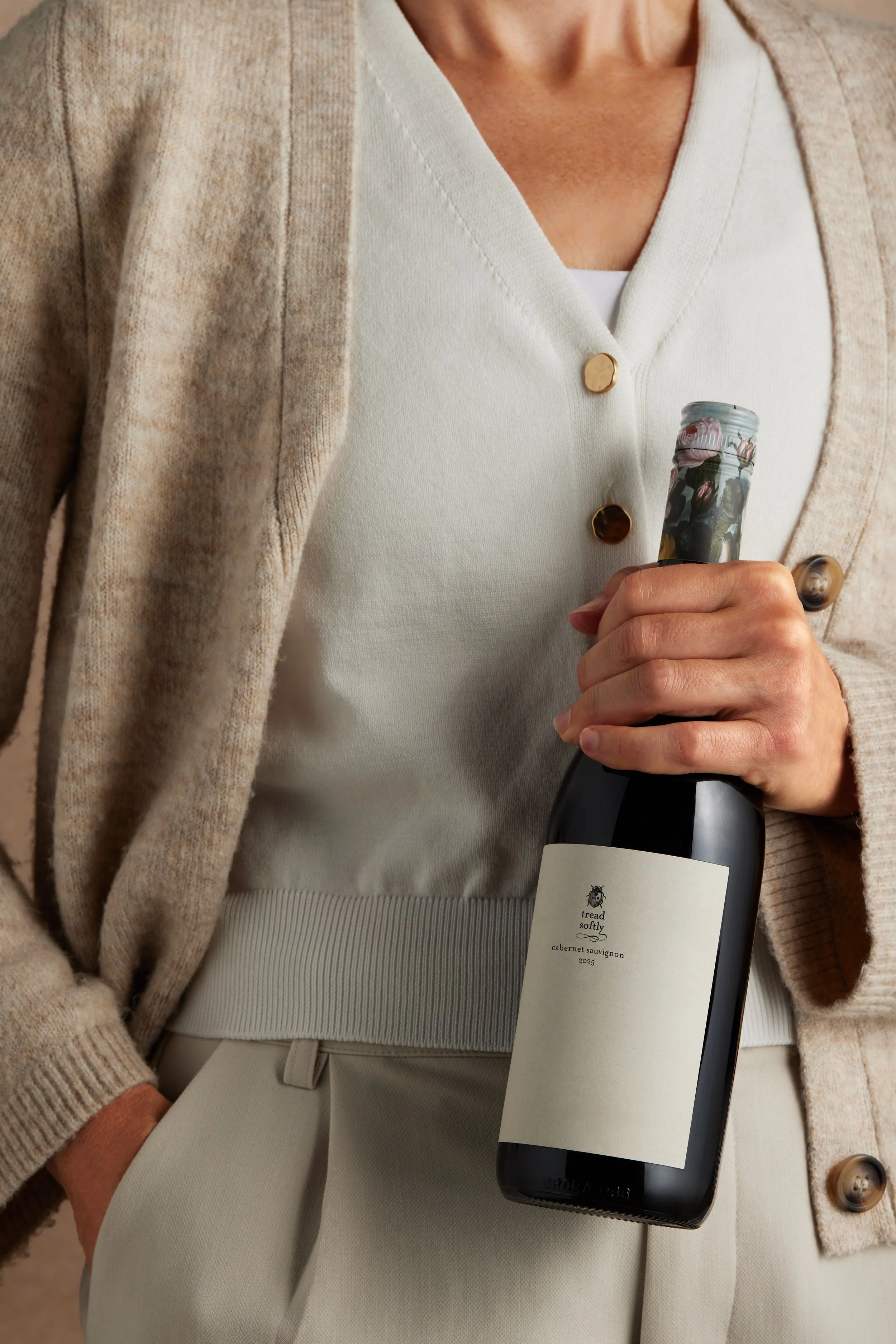 Creative Product Photography for Tread Softly by Fourth Wave Wine by April Gillies Photography Studio