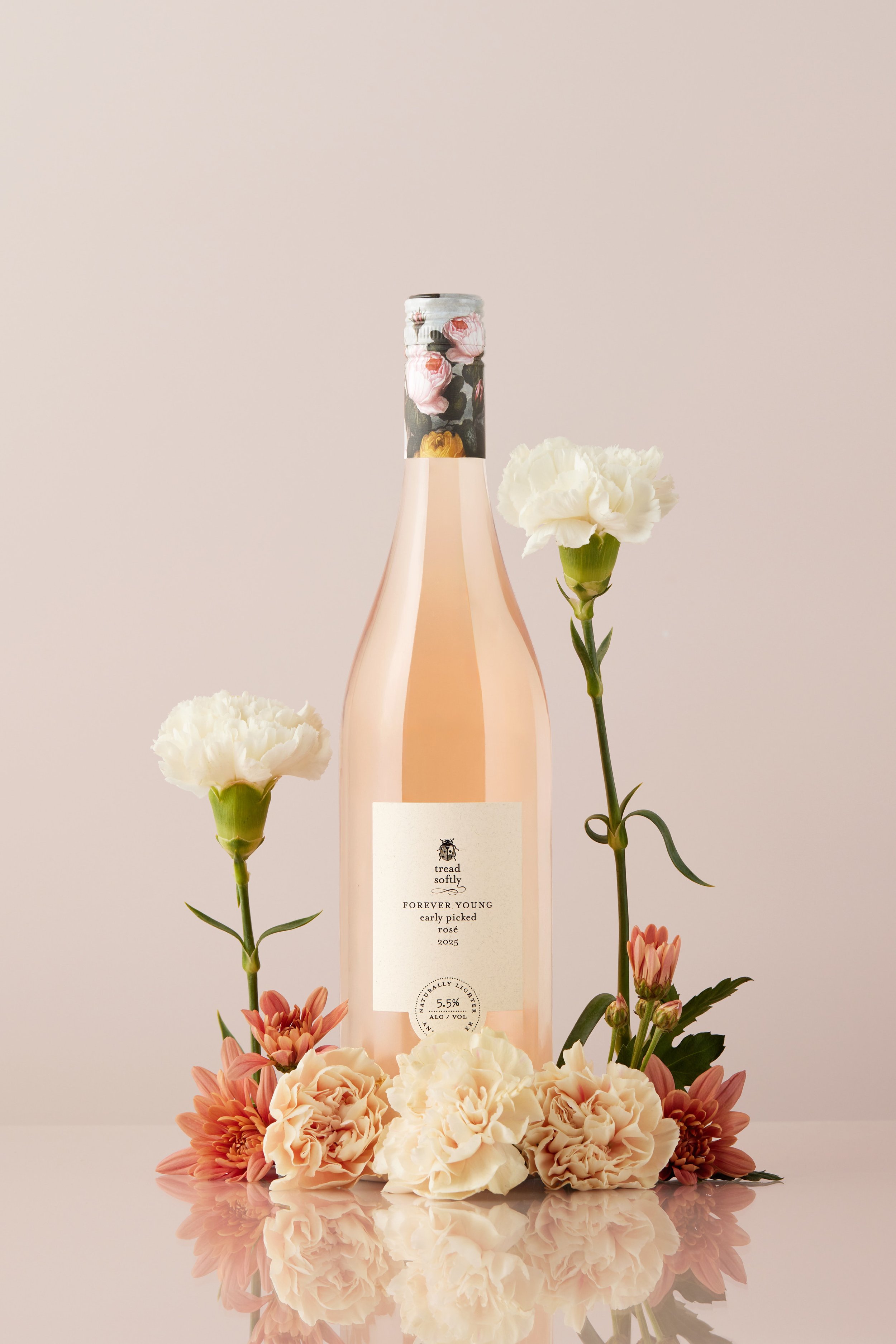 Styled Product Photography for Tread Softly by Fourth Wave Wine by April Gillies Photography studio