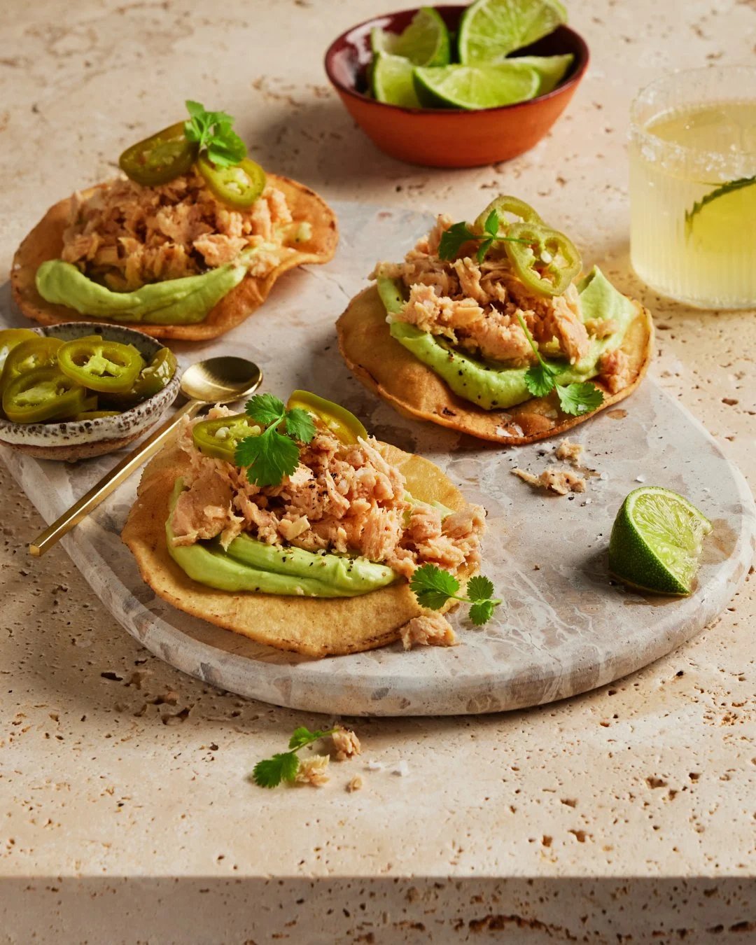 Styled Food Photography for Walkers Tuna by April Gillies Photography studio